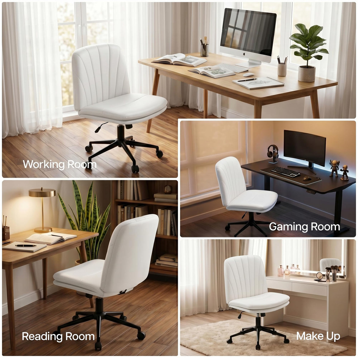 Zen Cross Legged Chair for Work from Home (Beige)