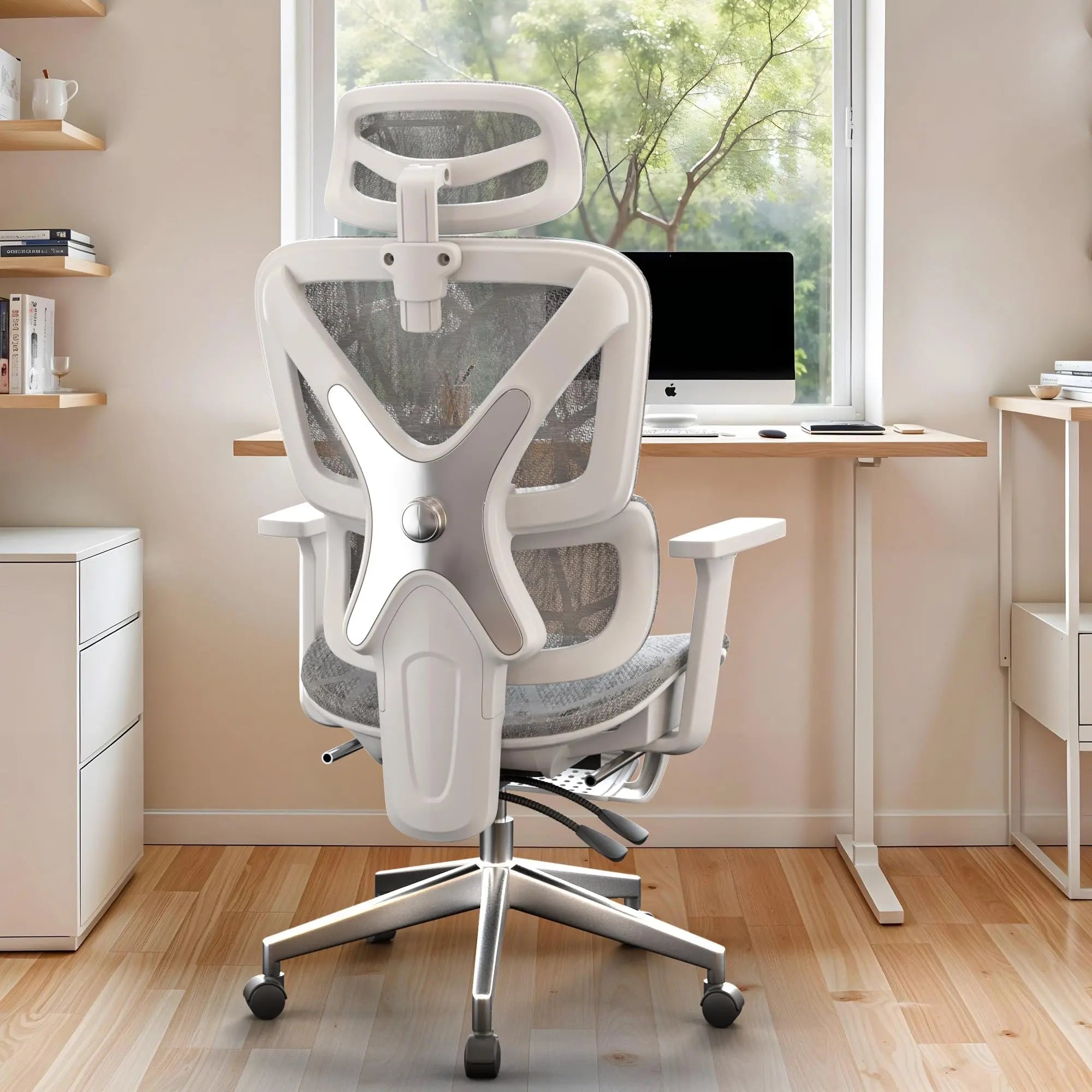 Drogo Neoflex Ergonomic Office Chair for Work from Home Heavy Duty Metal Base Drogo India