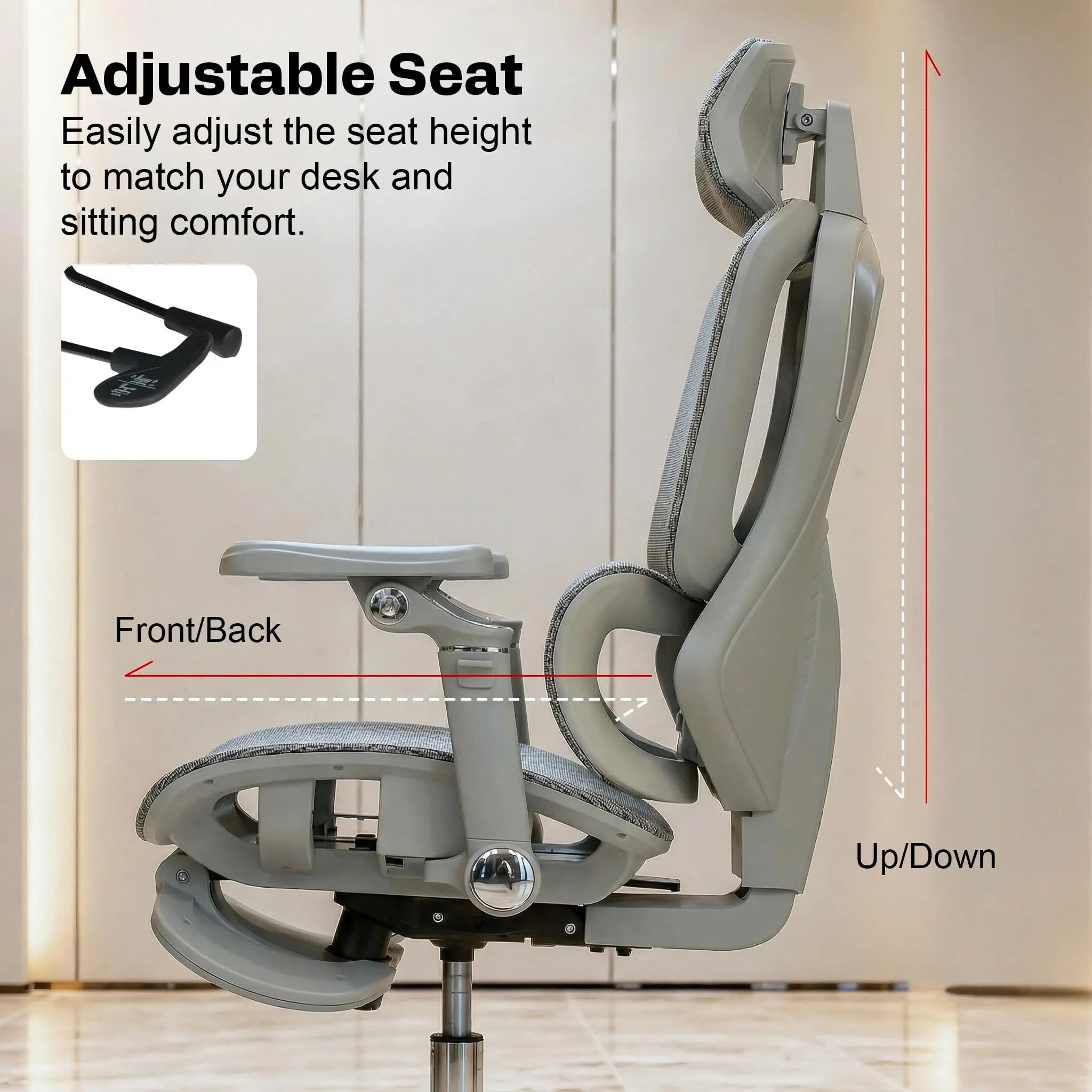 Drogo Magnus Ergonomic Office Chair for Work from Home Drogo India