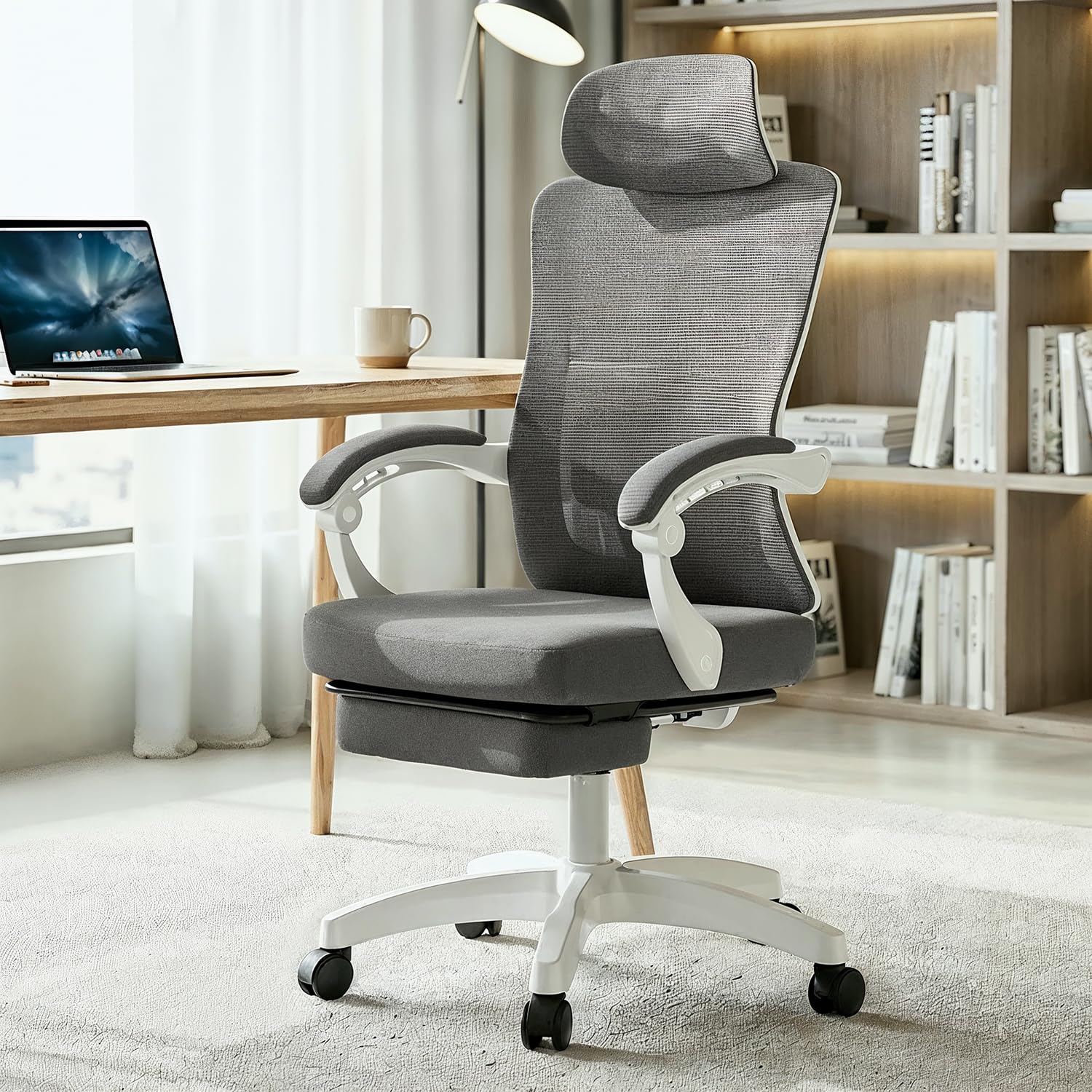 Drogo Flexo Ergonomic Office Chair For Work From Home With Breathable Mesh