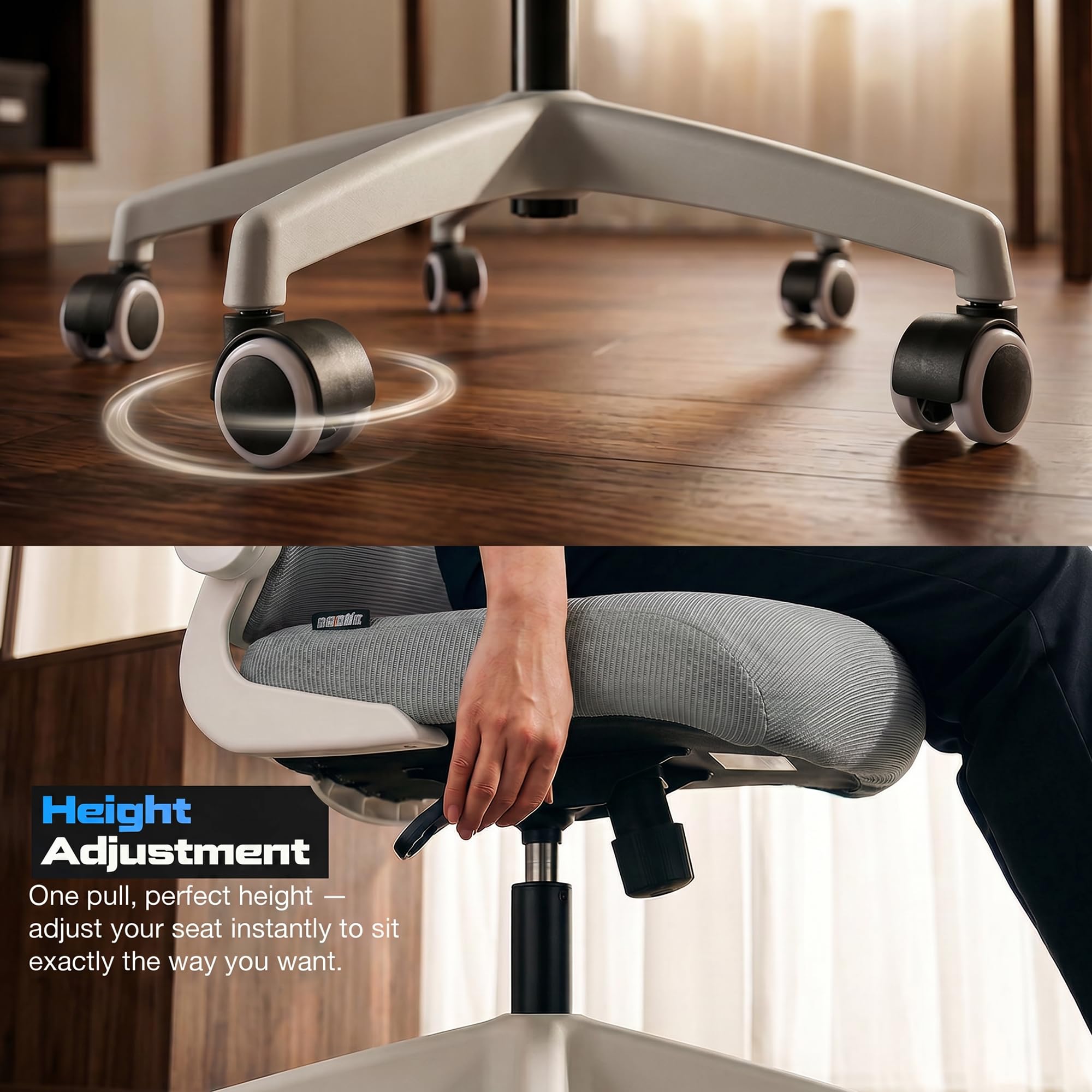 Drogo Marshal Lite Ergonomic Office Chair for Work from Home