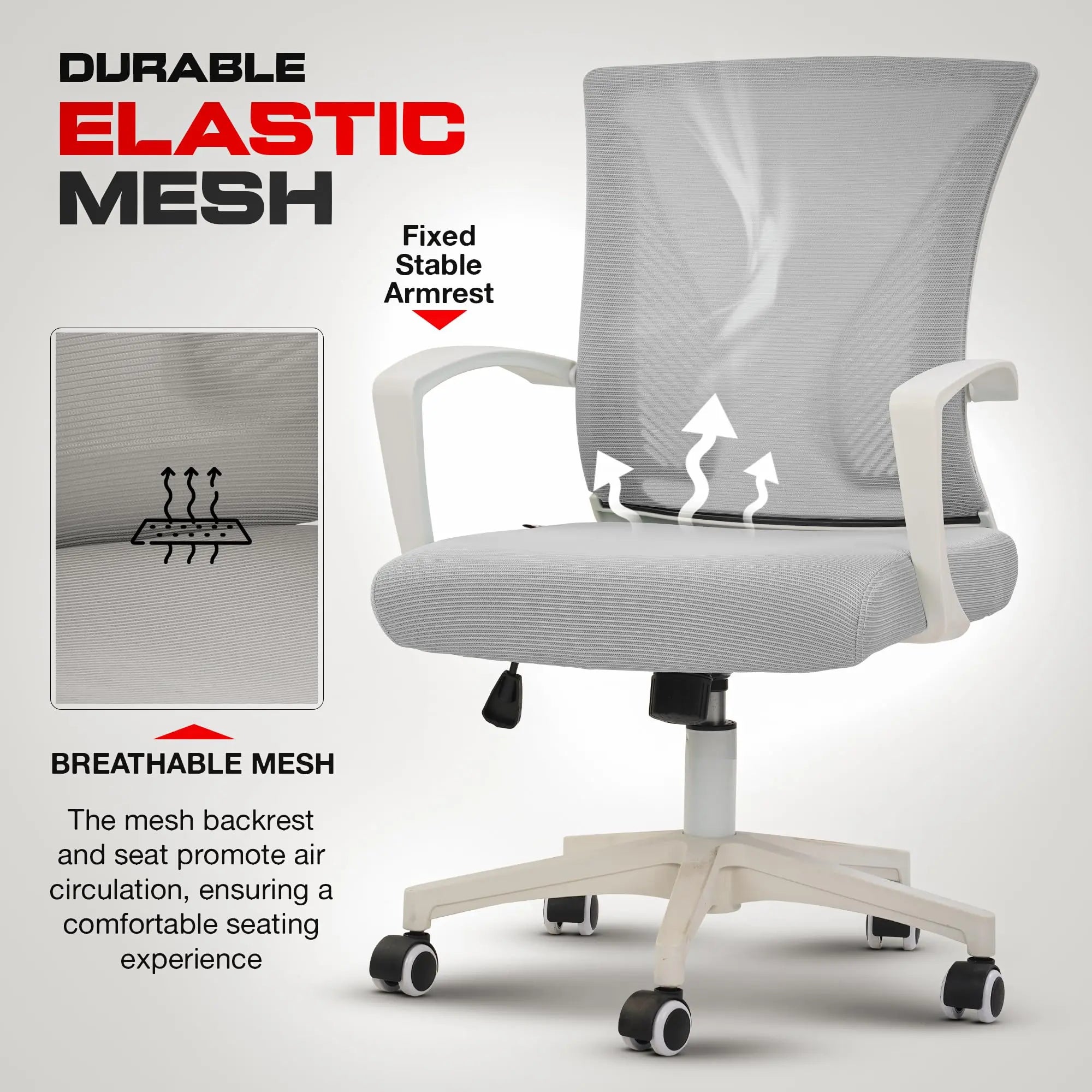 Drogo ComfortWing Ergonomic Office Chair for Work from Home Desk Chair Drogo India