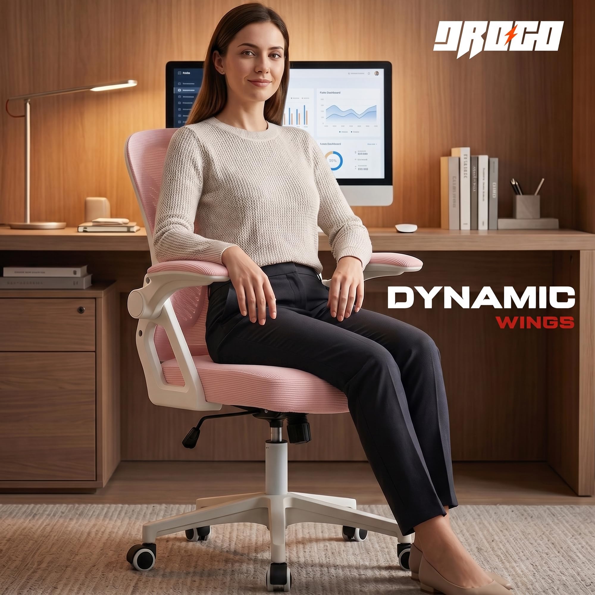 Drogo DynamicWing Ergonomic Computer Chair for Work from Home