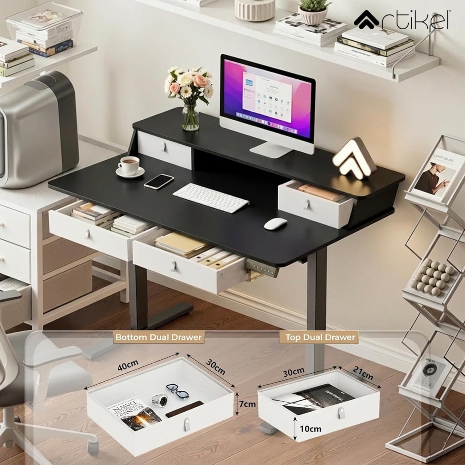 Drogo Valor Electric Height Adjustable Standing Desk Drogo