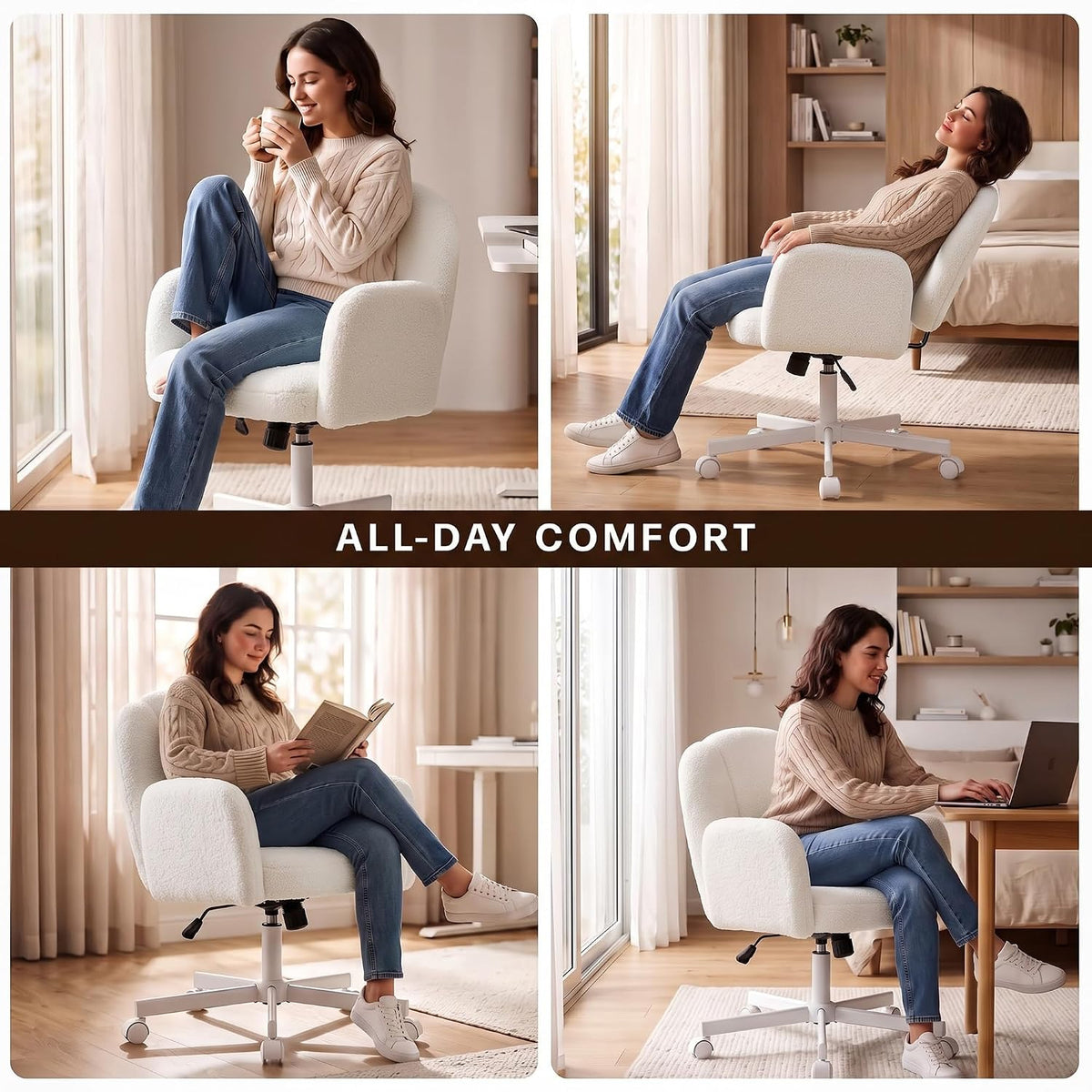 Cross Legged Desk Chair
