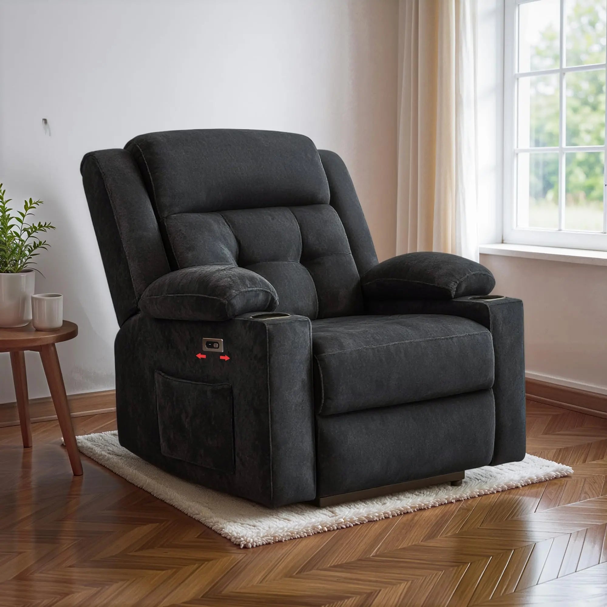 Drogo Luxora Zero Gravity Electric Motorised Single Seater Recliner Sofa with Rapid Recline Technology Drogo India