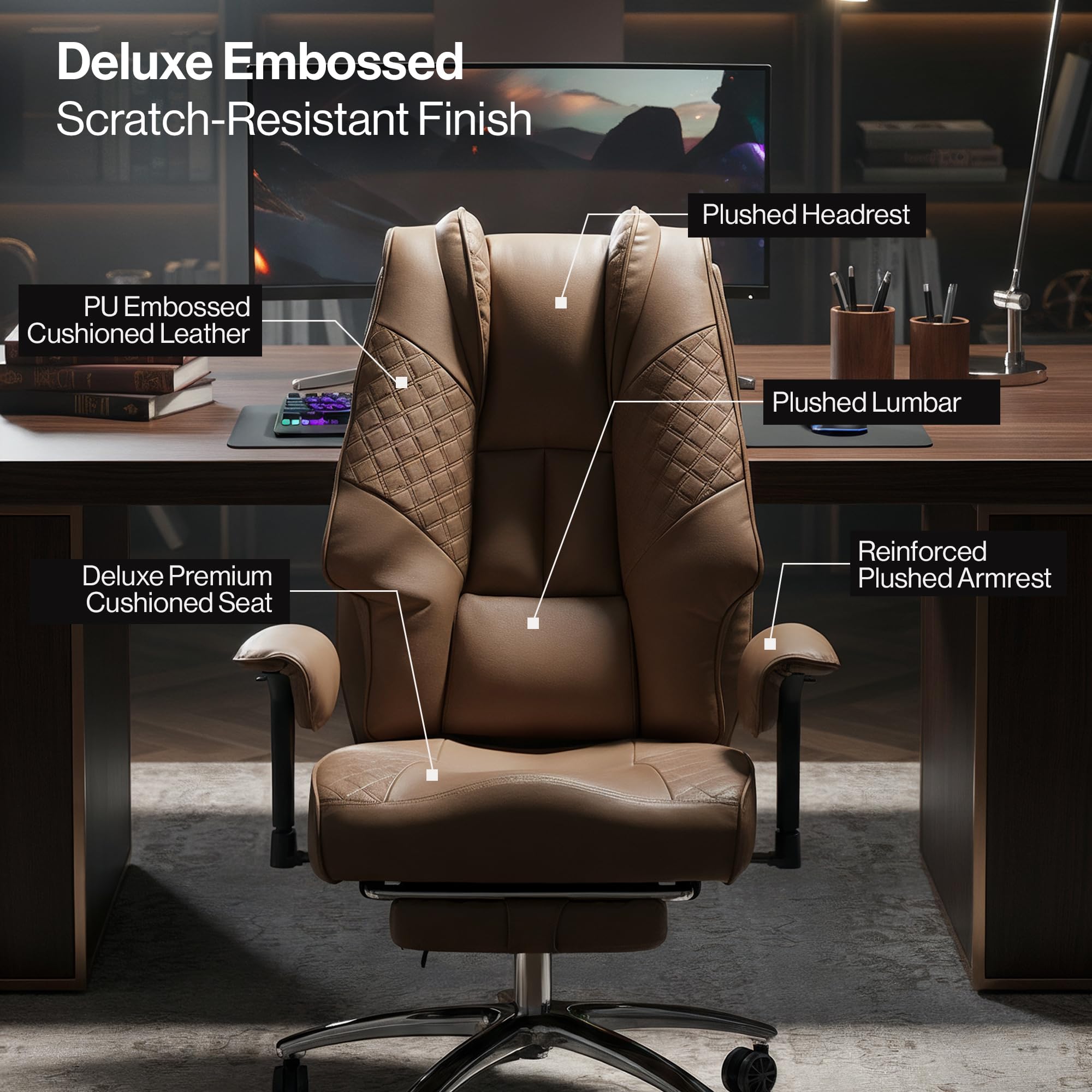 Drogo Monarch Pro Ergonomic Executive Chair for Work from Home
