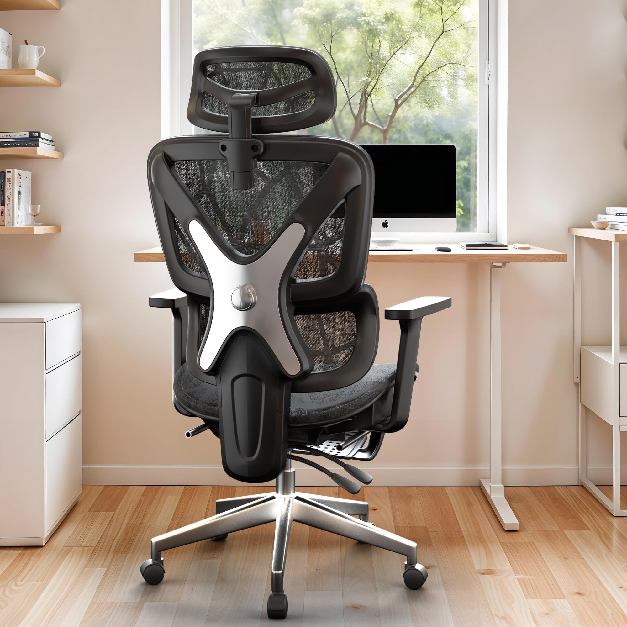 Drogo Neoflex Ergonomic Office Chair for Work from Home Heavy Duty Metal Base