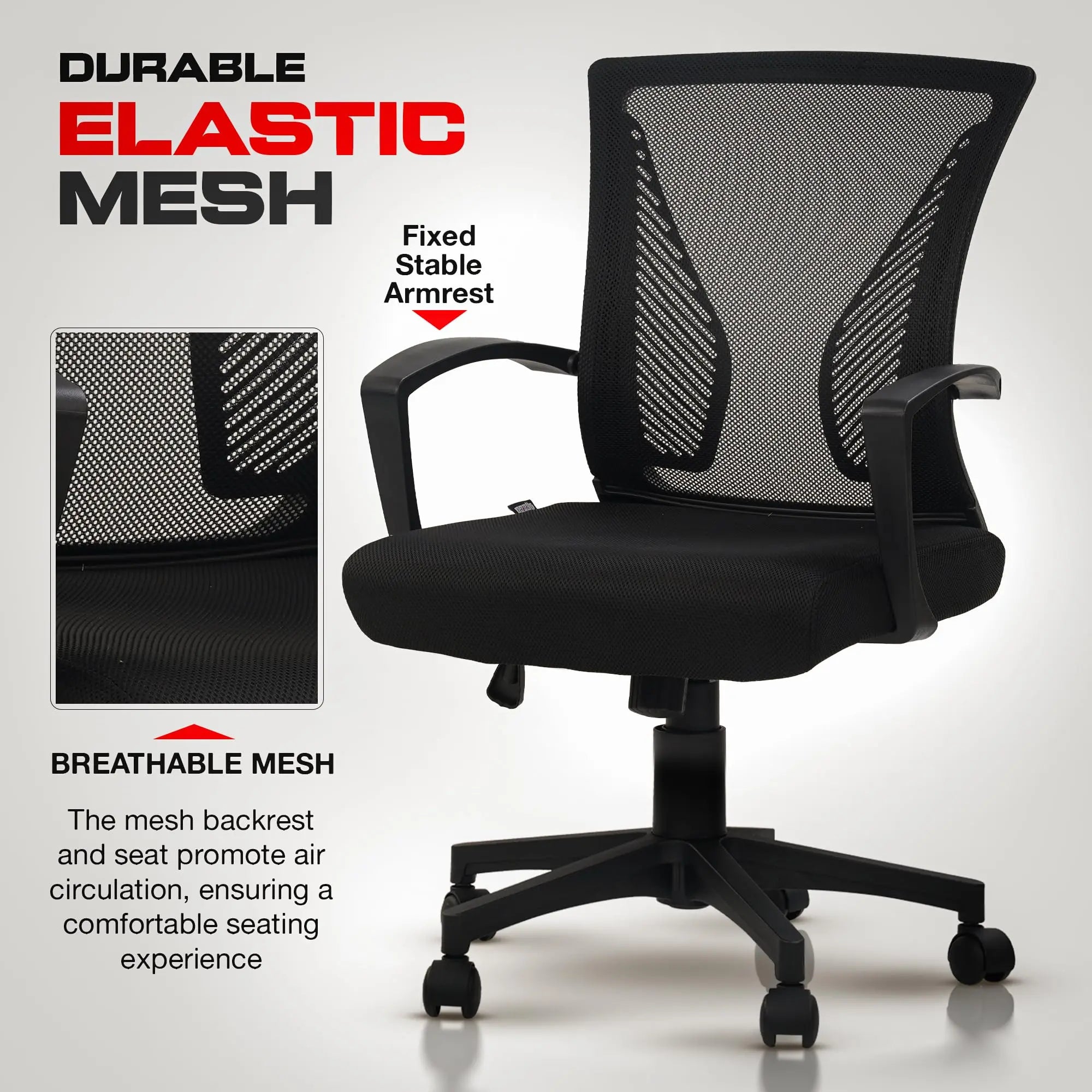 Drogo ComfortWing Ergonomic Office Chair for Work from Home Desk Chair Drogo India