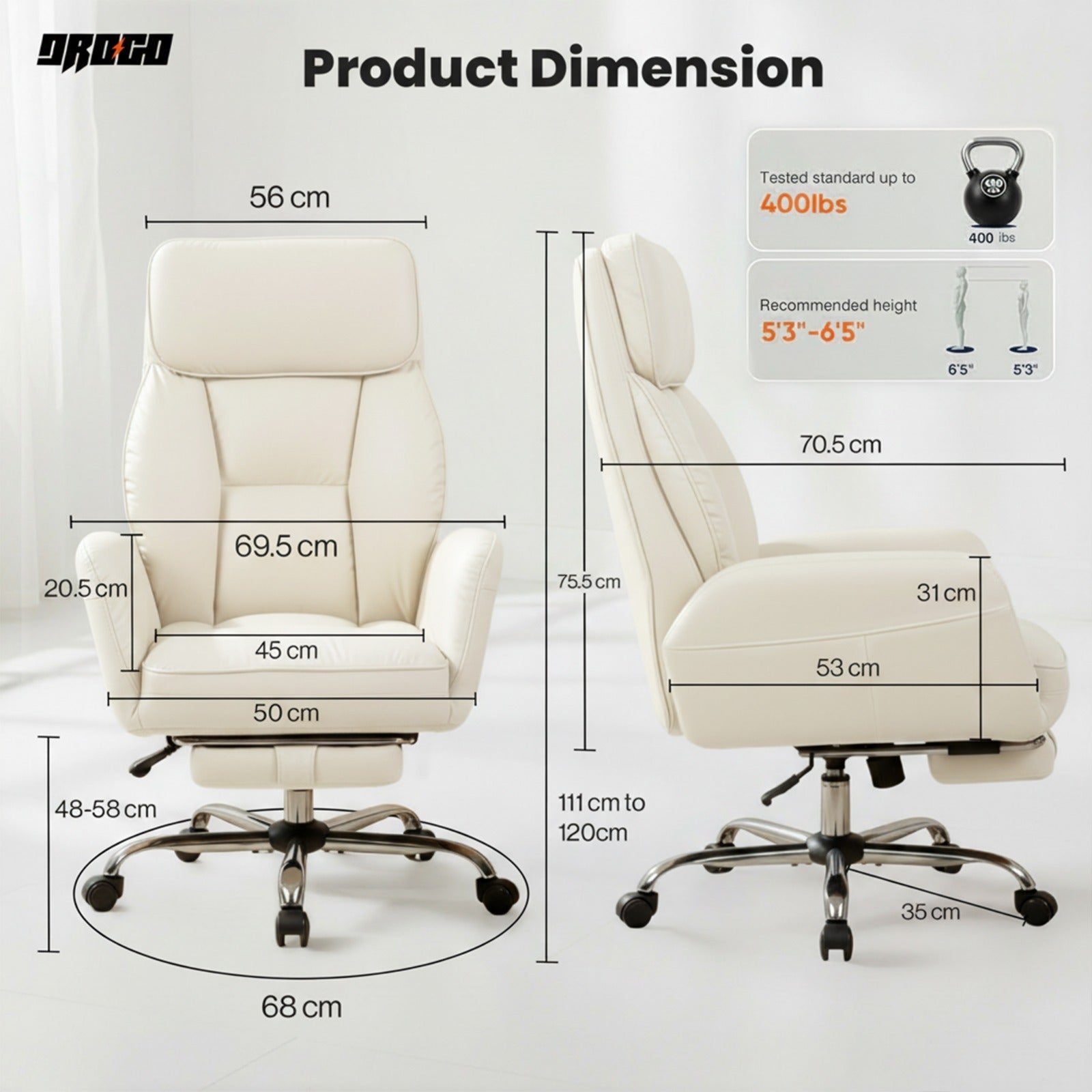 PREORDER Drogo Emperium Pro Ergonomic Luxury Chair for Office and Work From Home