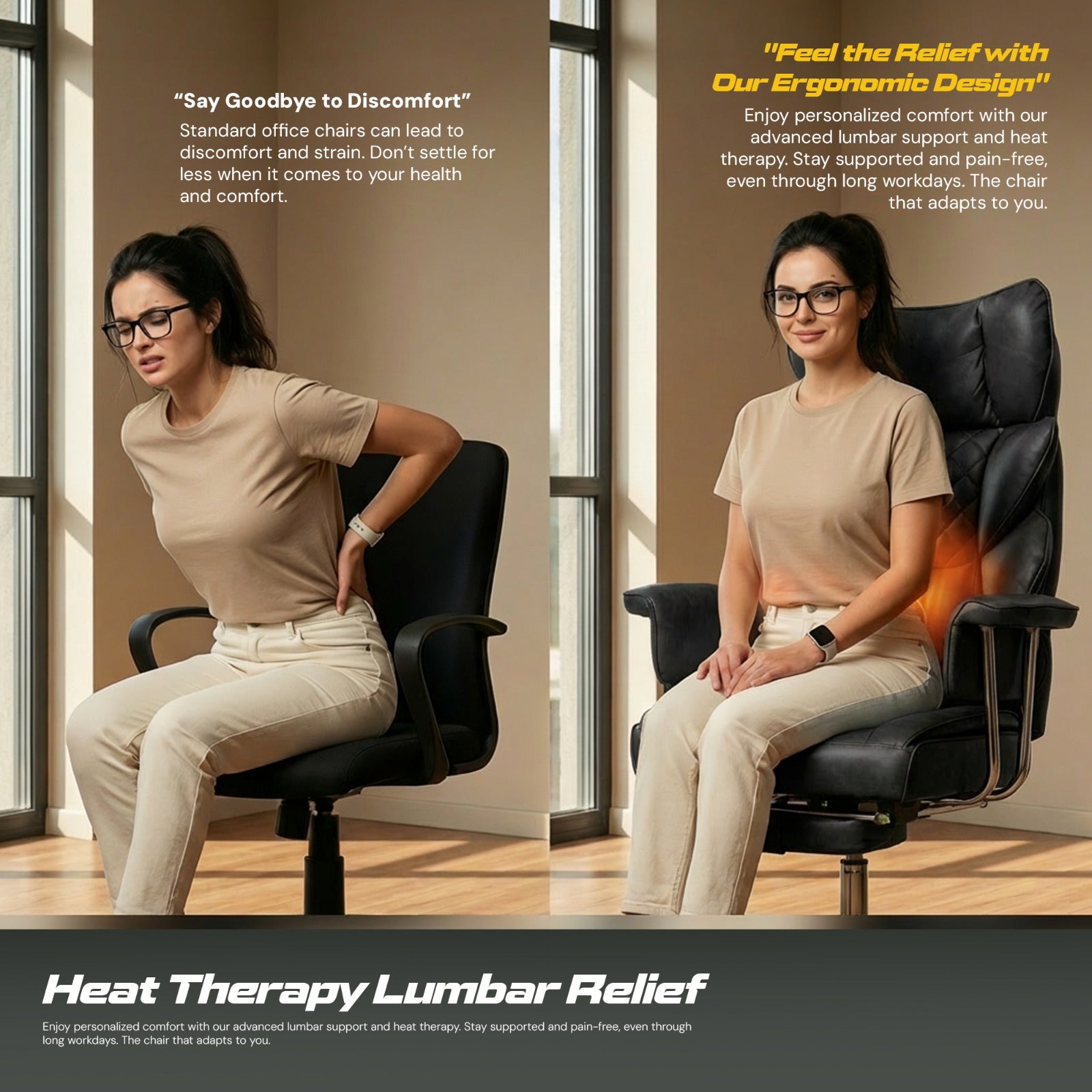 Drogo Monarch X Executive Massage Office Chair with Heat Therapy