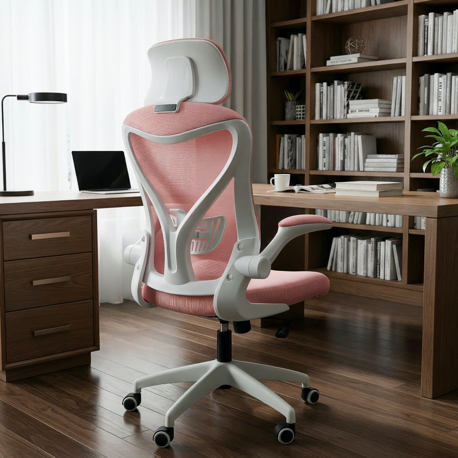 Drogo Marshal Pro Premium Ergonomic Office Chair for Work from Home, Flip-up Armrest