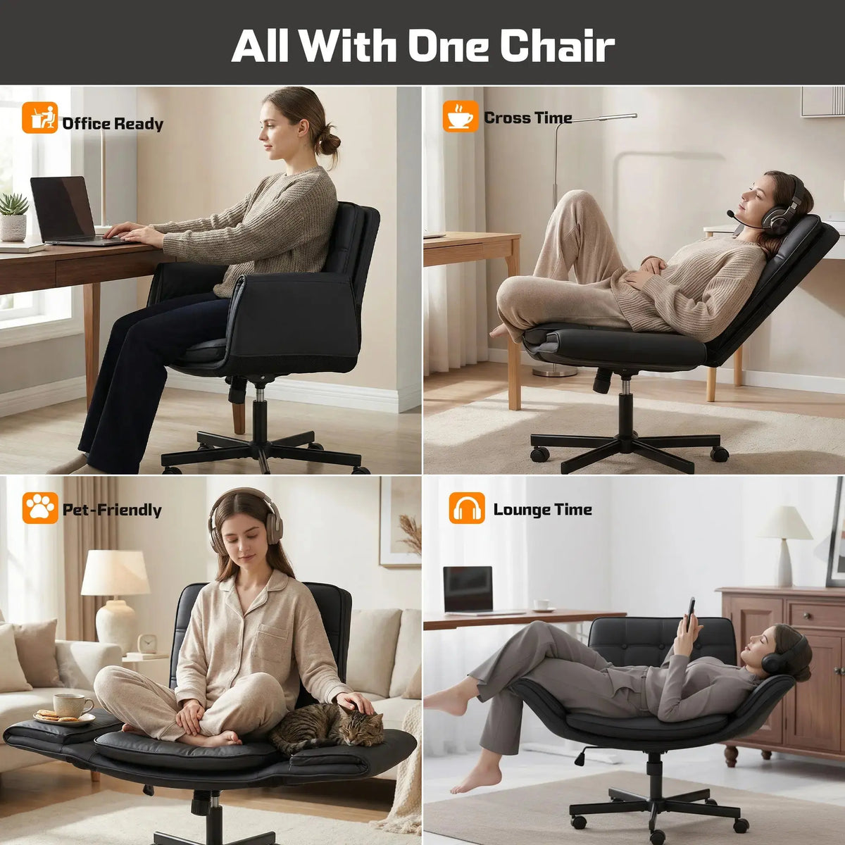 Zen Atora Ergonomic Cross-Legged Chair Drogo India
