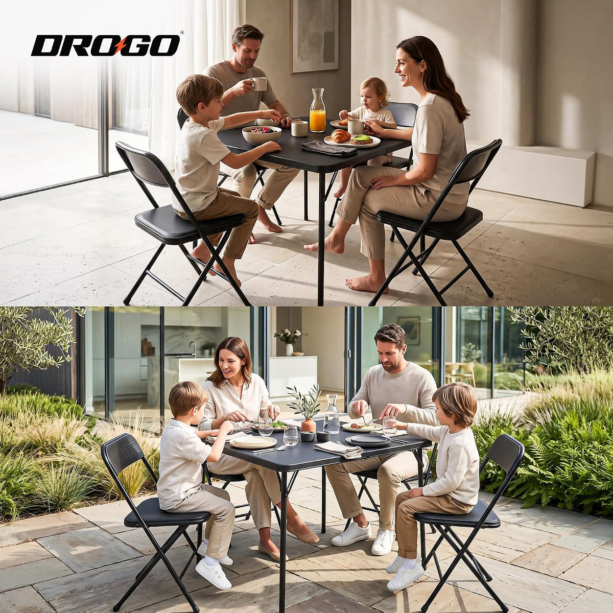 camping table with chairs set