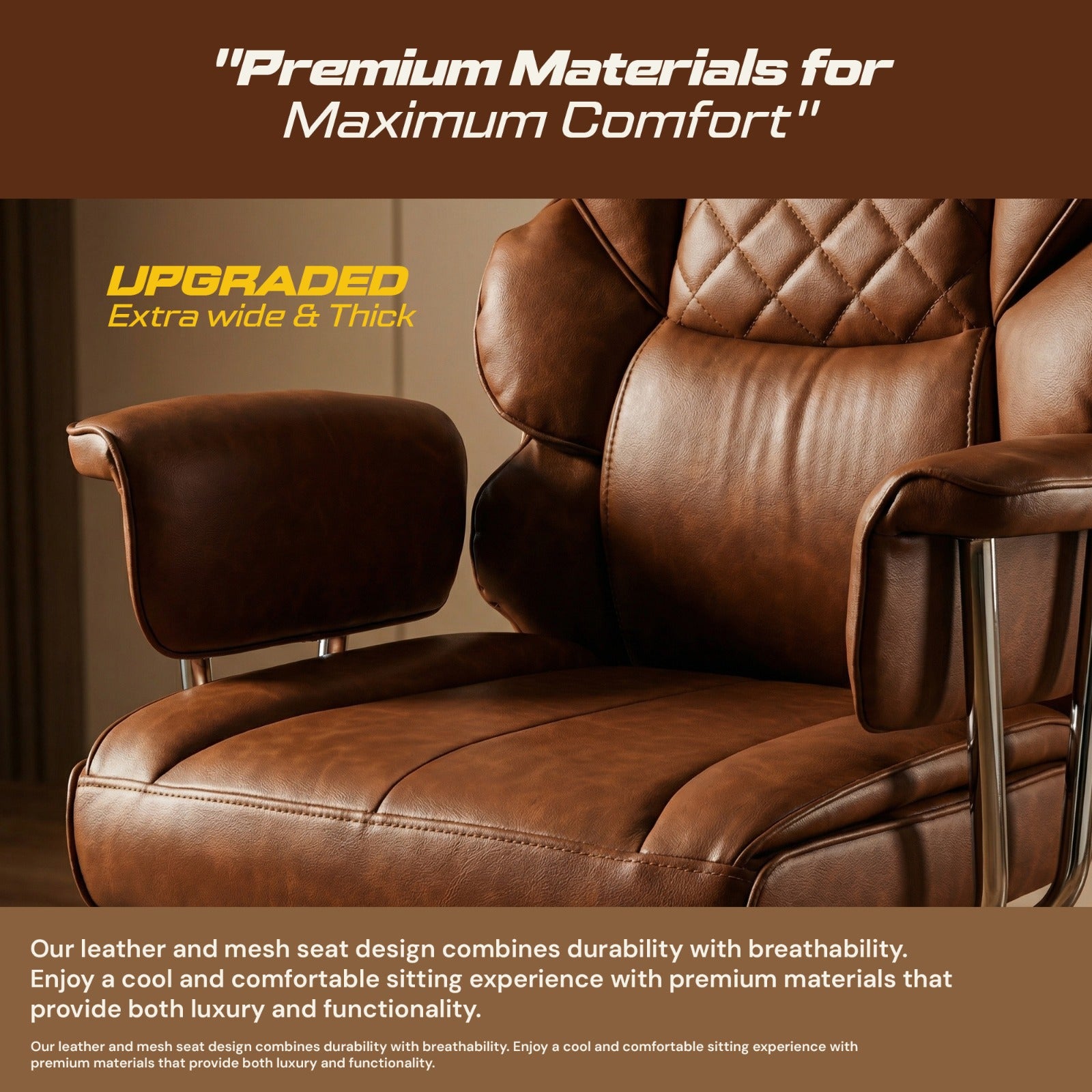Drogo Monarch X Executive Massage Office Chair with Heat Therapy