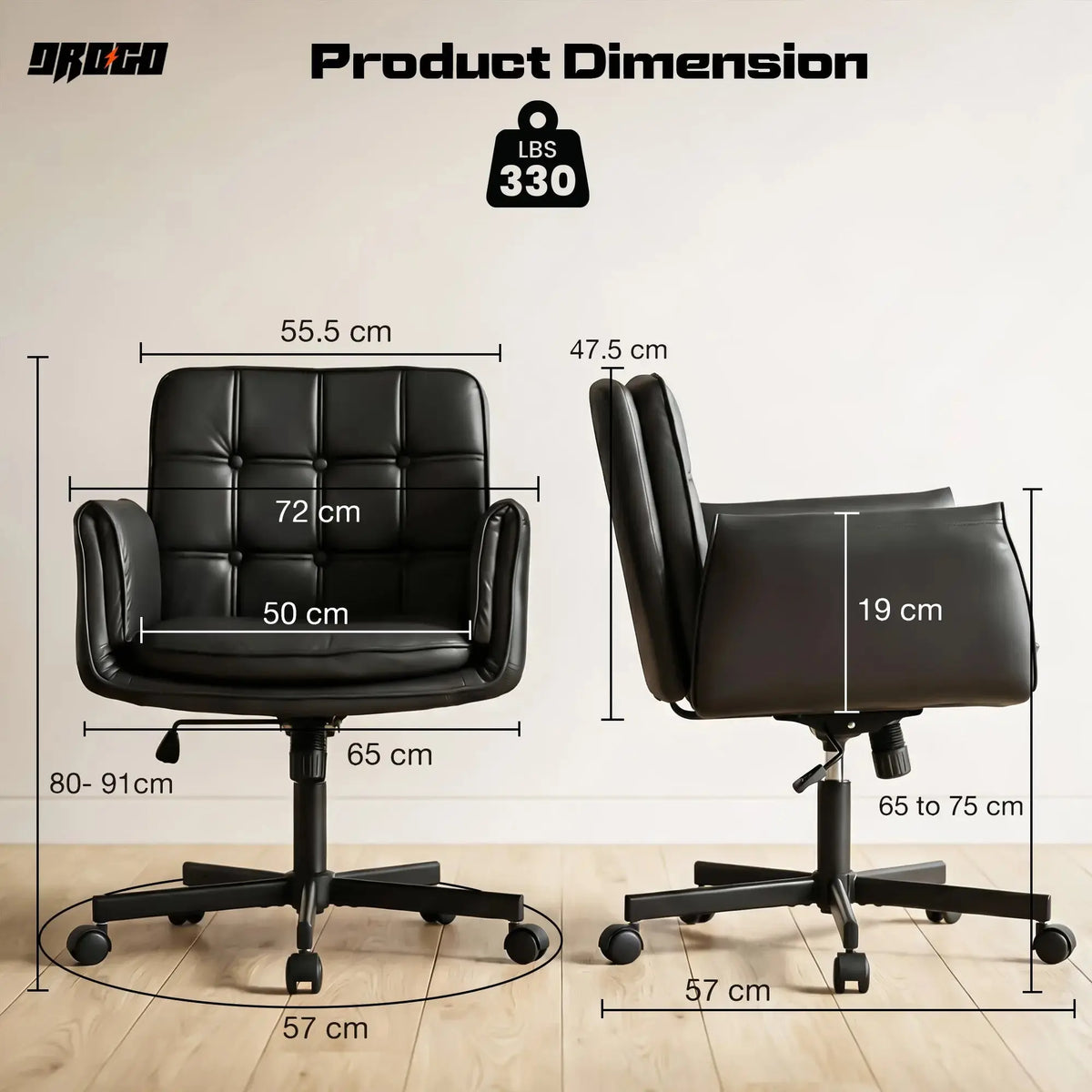 Zen Atora Ergonomic Cross-Legged Chair Drogo India