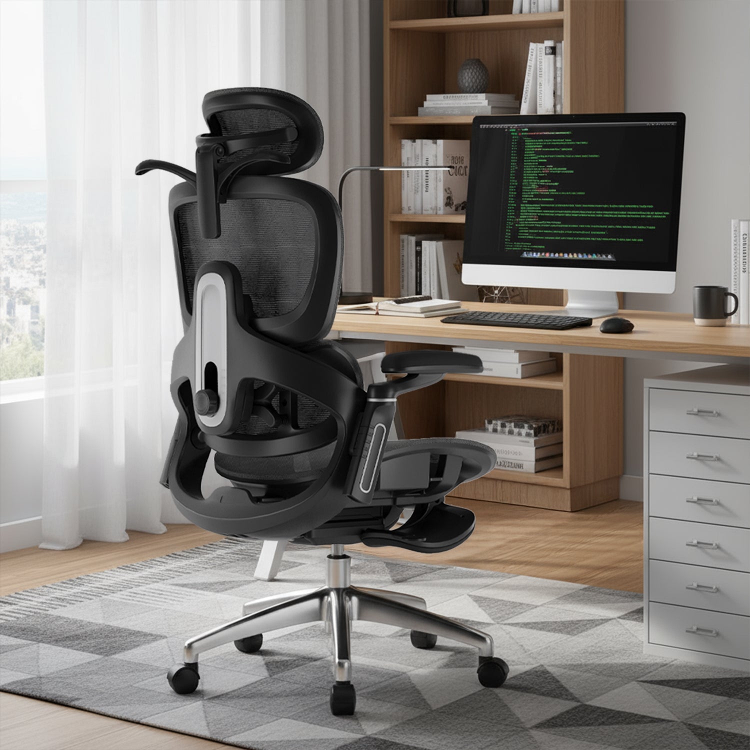 Drogo Evo Lounge Office Chair for Work from Home, Chair for Study with Breathable Mesh