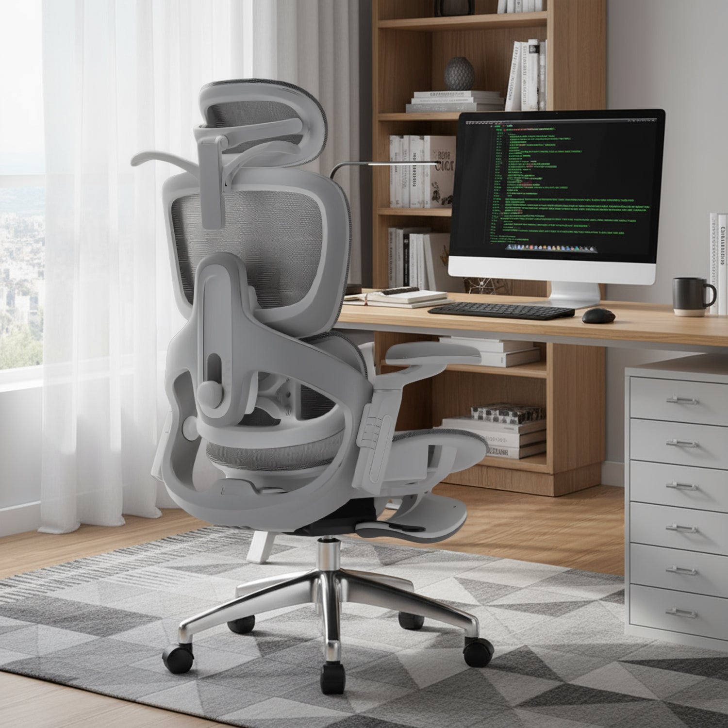 Drogo Evo Lounge Office Chair for Work from Home, Chair for Study with Breathable Mesh