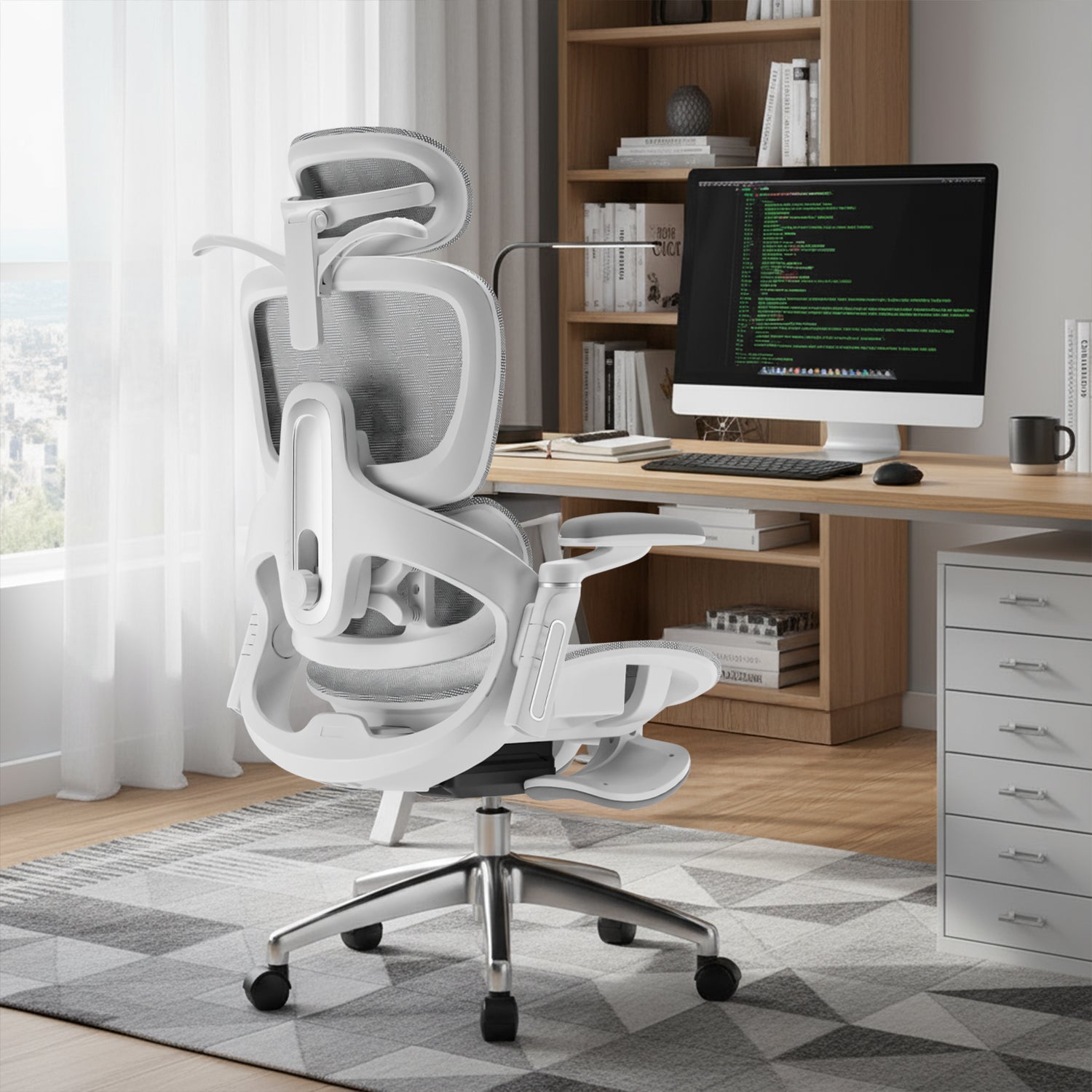Drogo Evo Lounge Office Chair for Work from Home, Chair for Study with Breathable Mesh