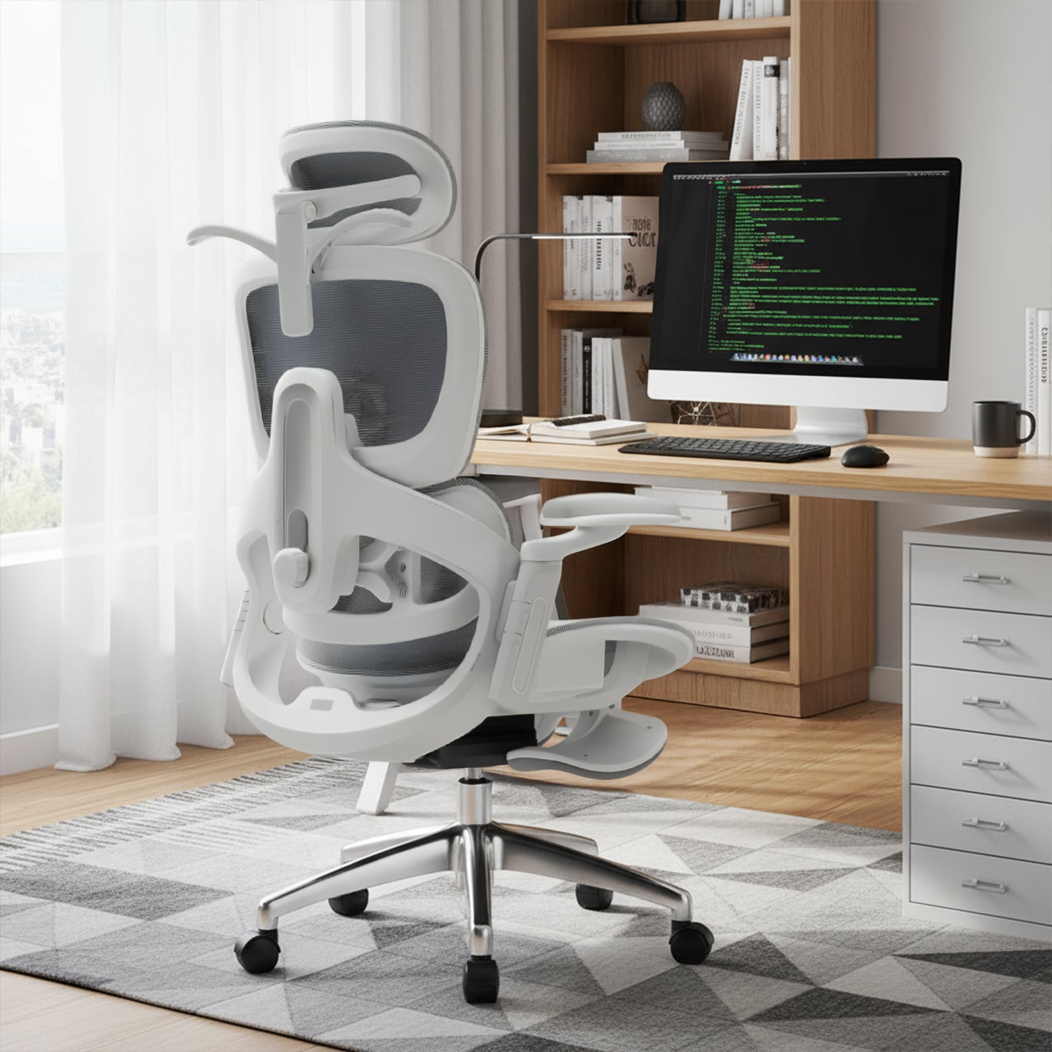 Drogo Evo Lounge Office Chair for Work from Home, Chair for Study with Breathable Mesh