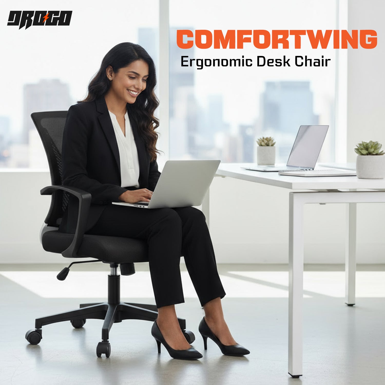 Drogo ComfortWing Ergonomic Office Chair for Work from Home