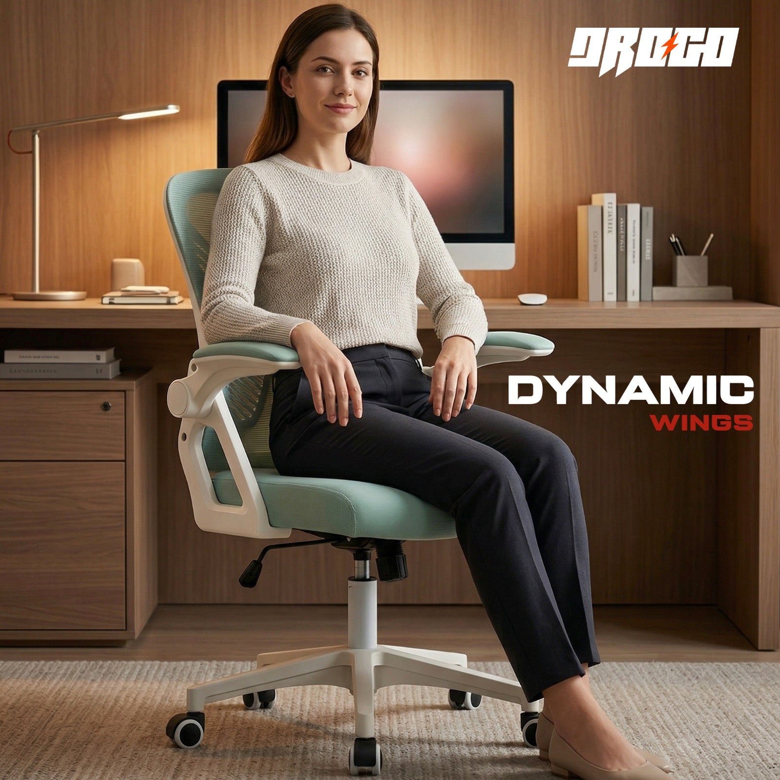 Drogo DynamicWing Ergonomic Computer Chair for Work from Home