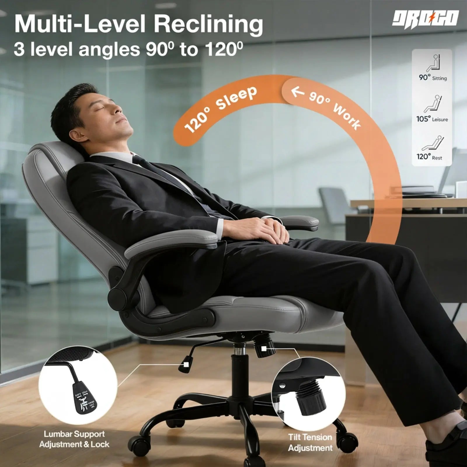 Drogo Aurum Ergonomic Executive Office Chair Drogo India