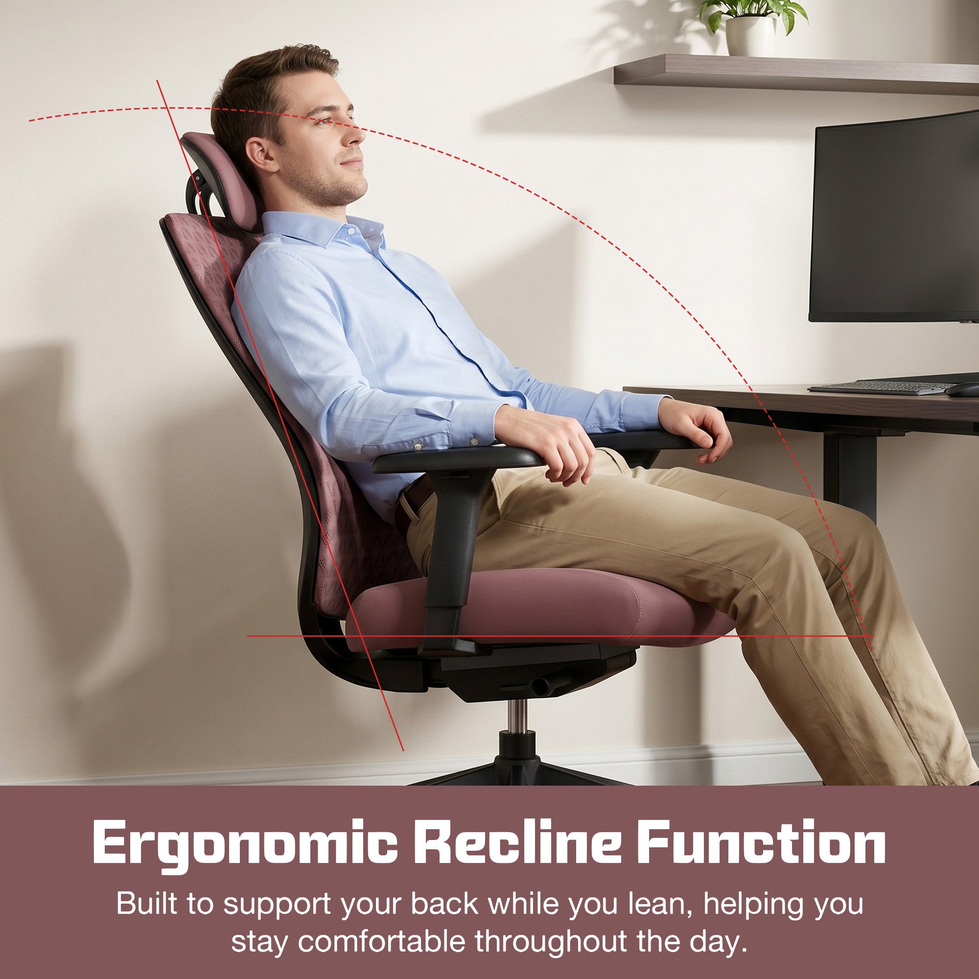 Drogo Moka Ergonomic Office Chair for Work