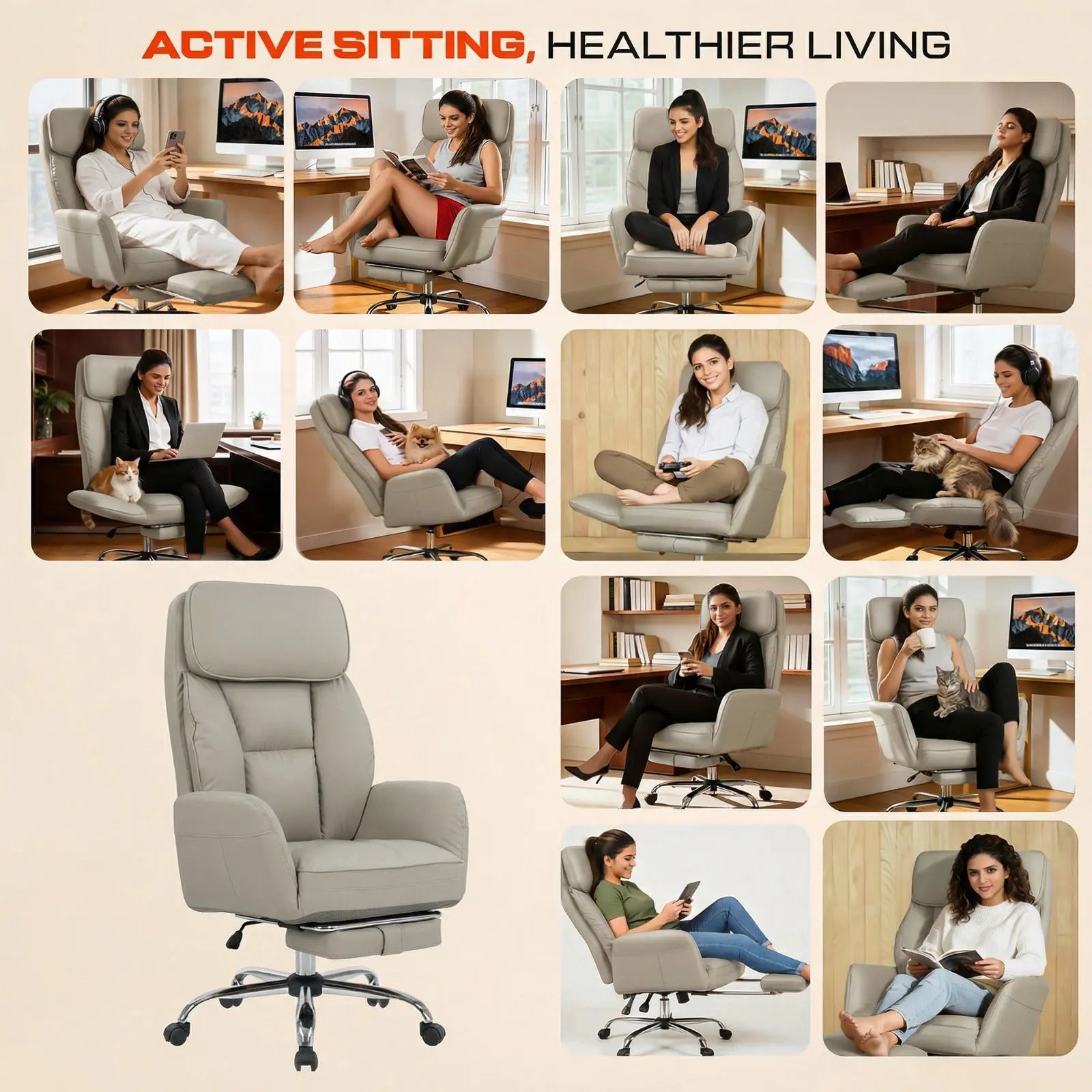 Drogo Emperium Pro Ergonomic Chair for Office and Work From Home Drogo India