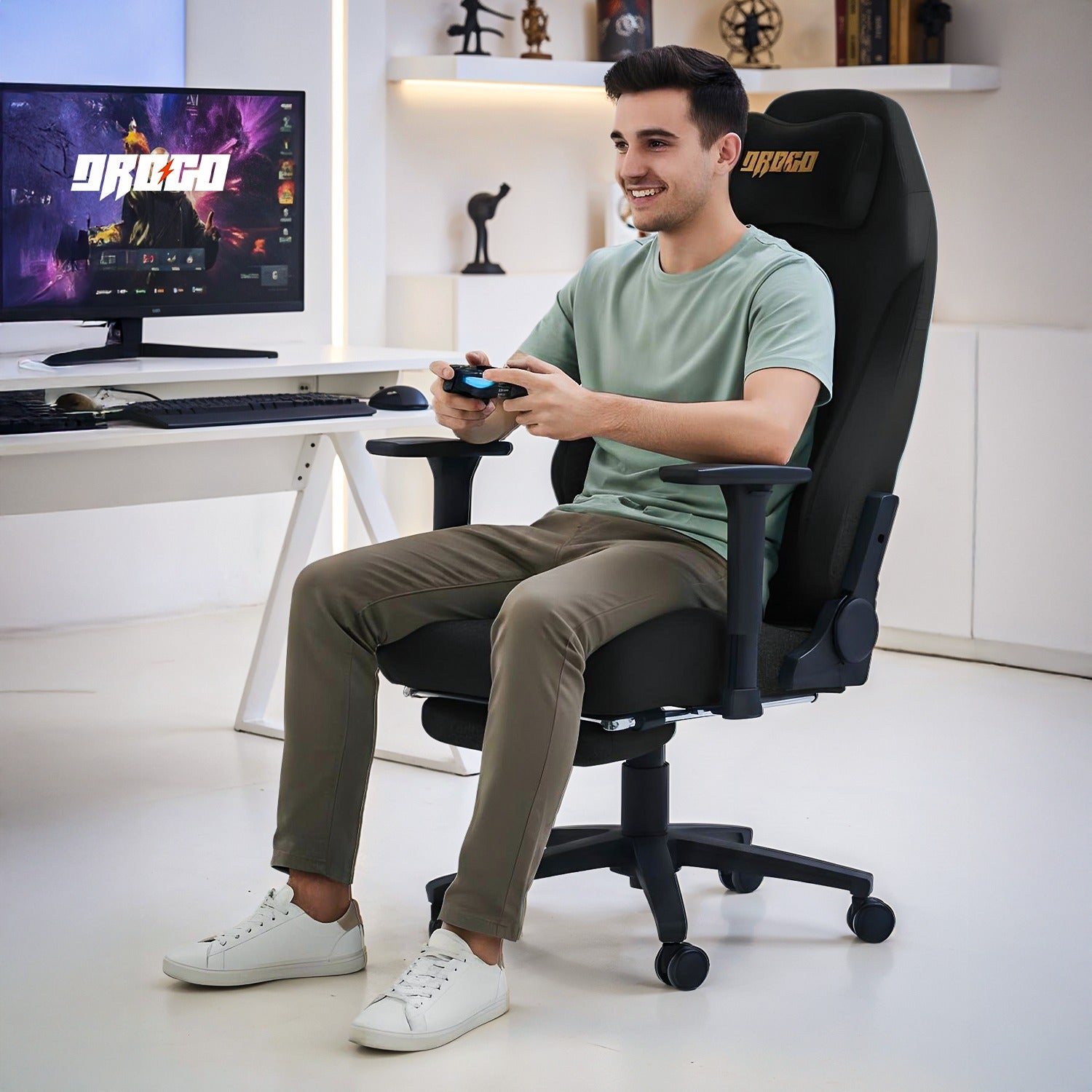 Drogo Titan Ultra Ergonomic Gaming Chair with Soft Weave Mesh Fabric