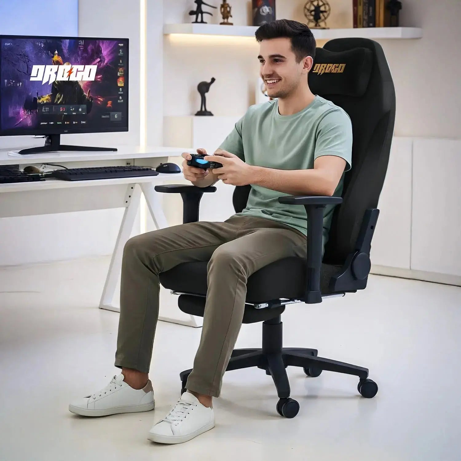 Drogo Titan Ultra Ergonomic Gaming Chair with Soft Weave Mesh Fabric Drogo India