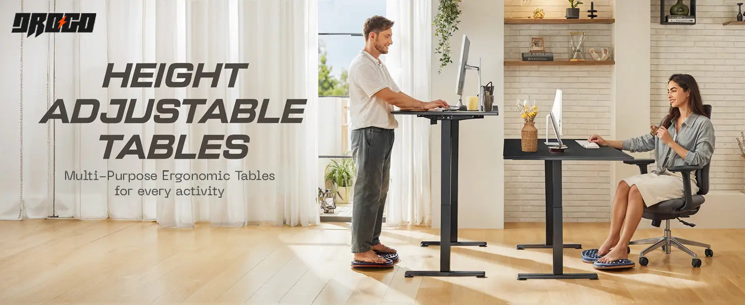 Upgrade Your Workspace with Height Adjustable Tables for Comfortable Space