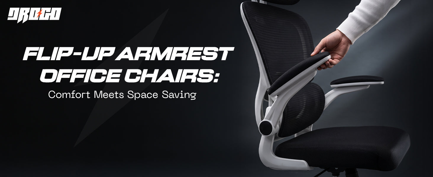 Shop Flip-Up Armrest Office Chairs  Comfort & Space Saving