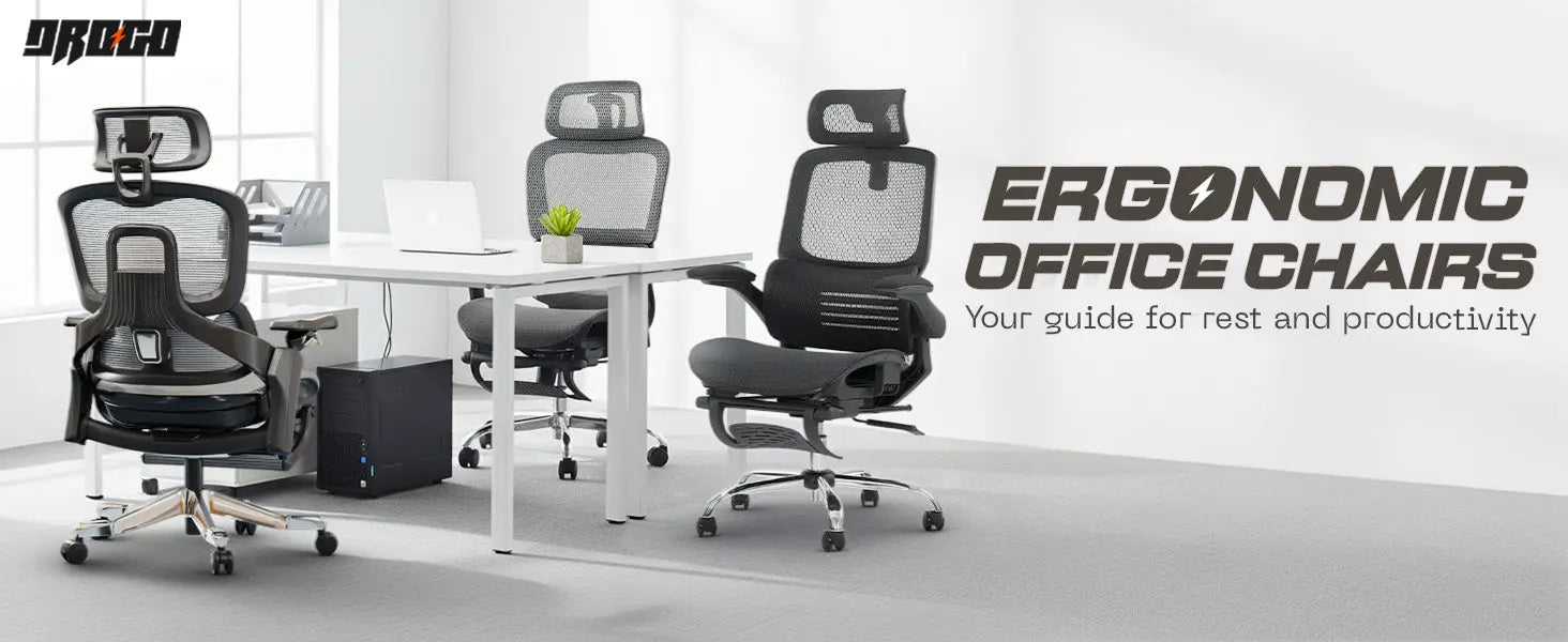 Ergonomic Office chairs: Your guide for rest and productivity Drogo India