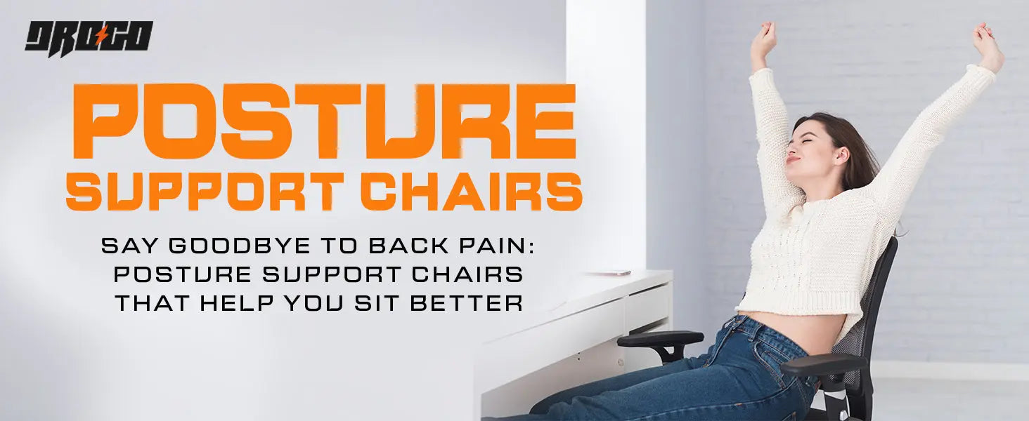 Posture Support Chair, Lumbar Support Chair & Best Ergonomic Chair for ...