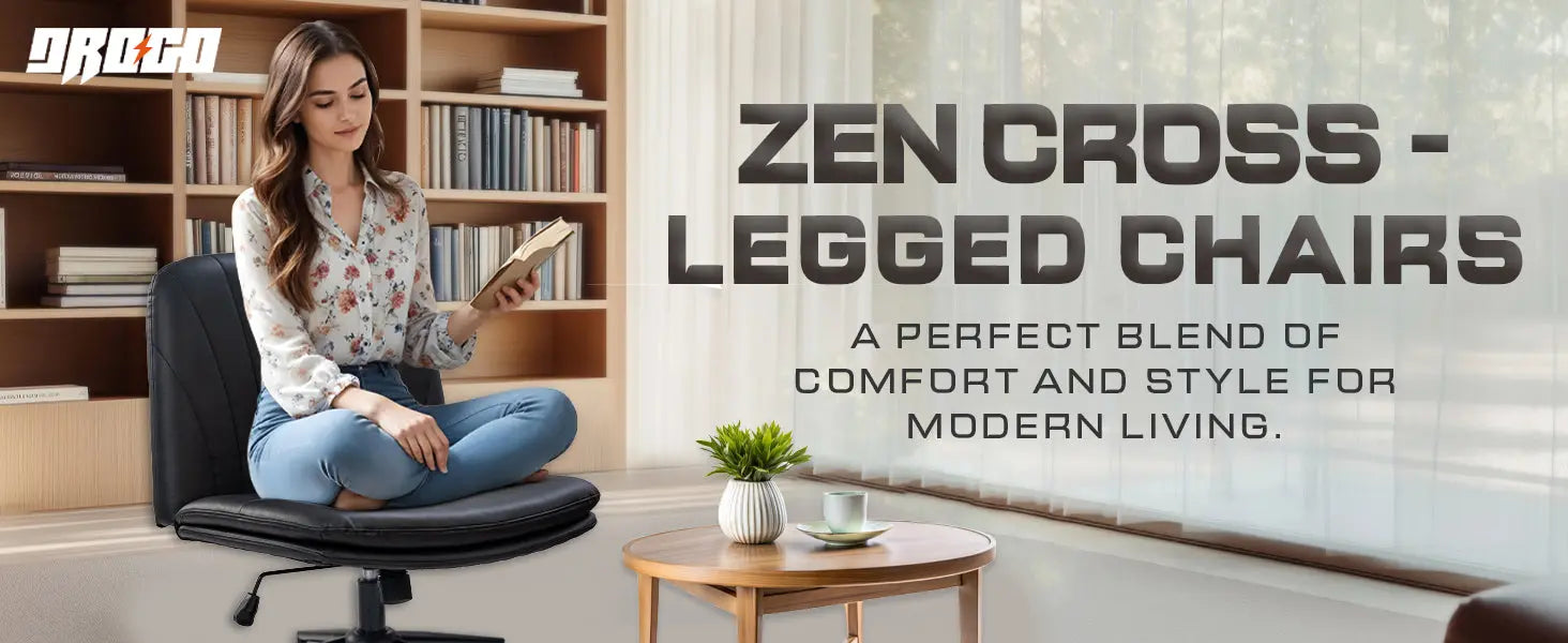 Zen Cross-Legged Chairs: A Perfect Blend of Comfort and Style for Modern Living Drogo India