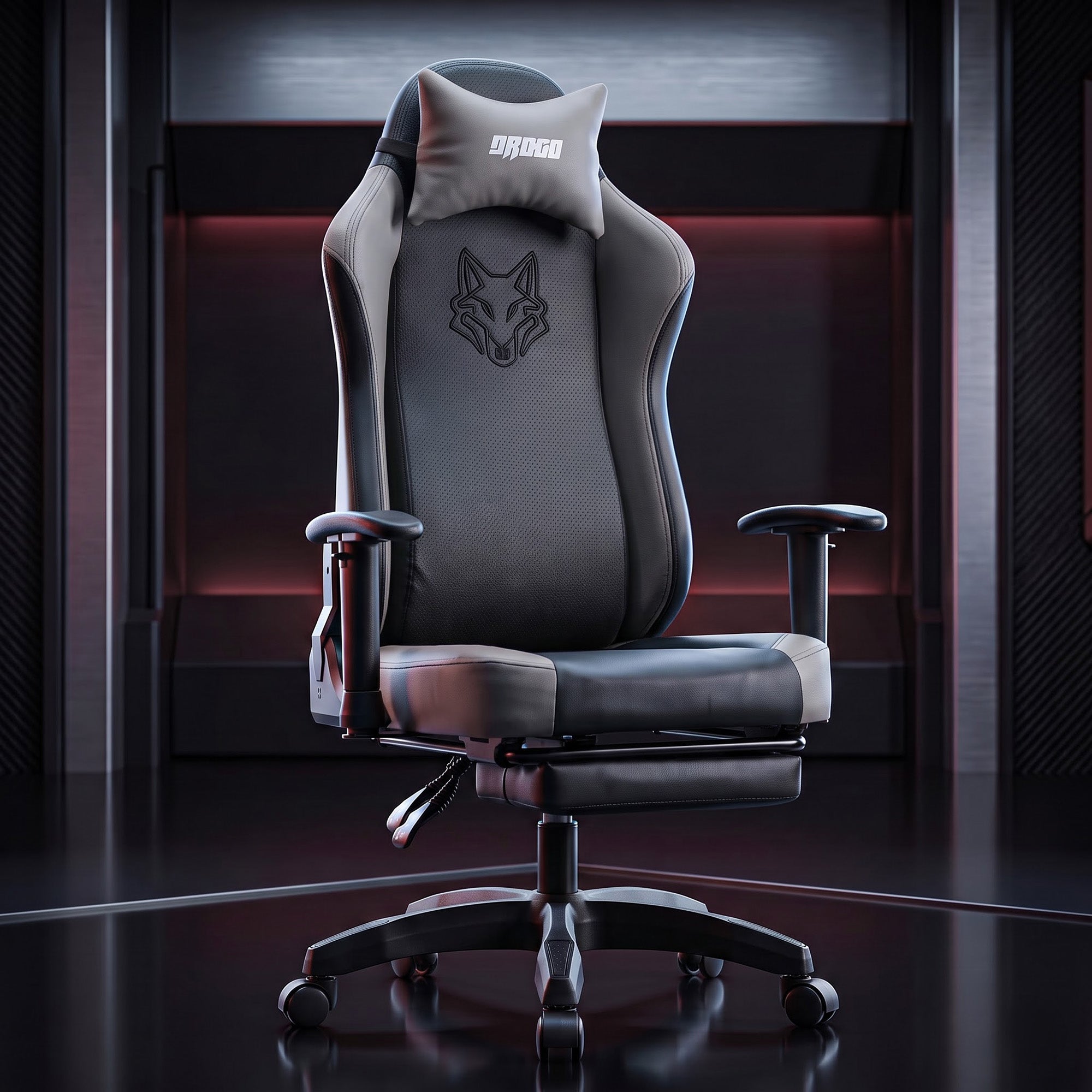 Drogo Alpha-X Premium Ergonomic Gaming Chair with Footrest