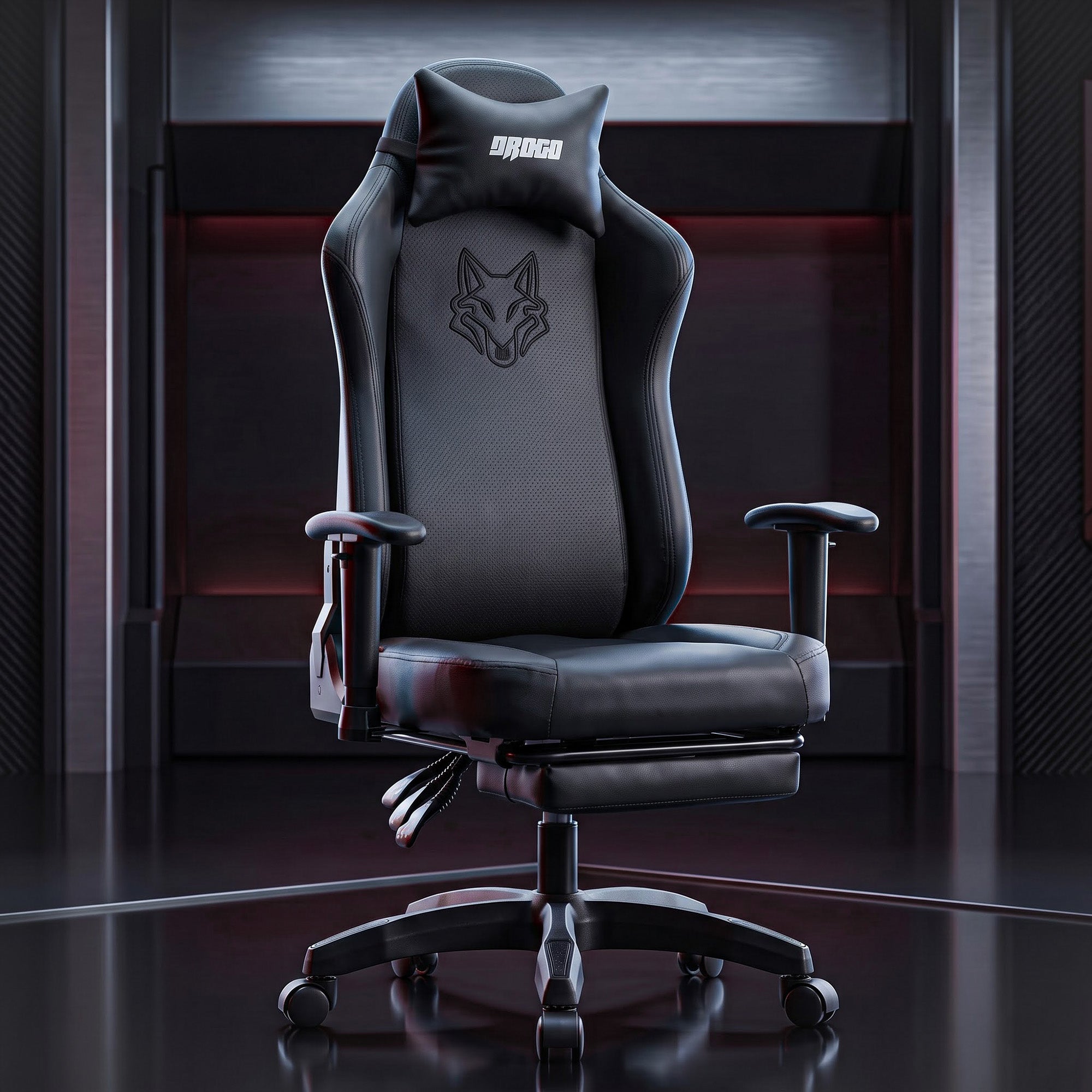 Drogo Alpha-X Premium Ergonomic Gaming Chair with Footrest