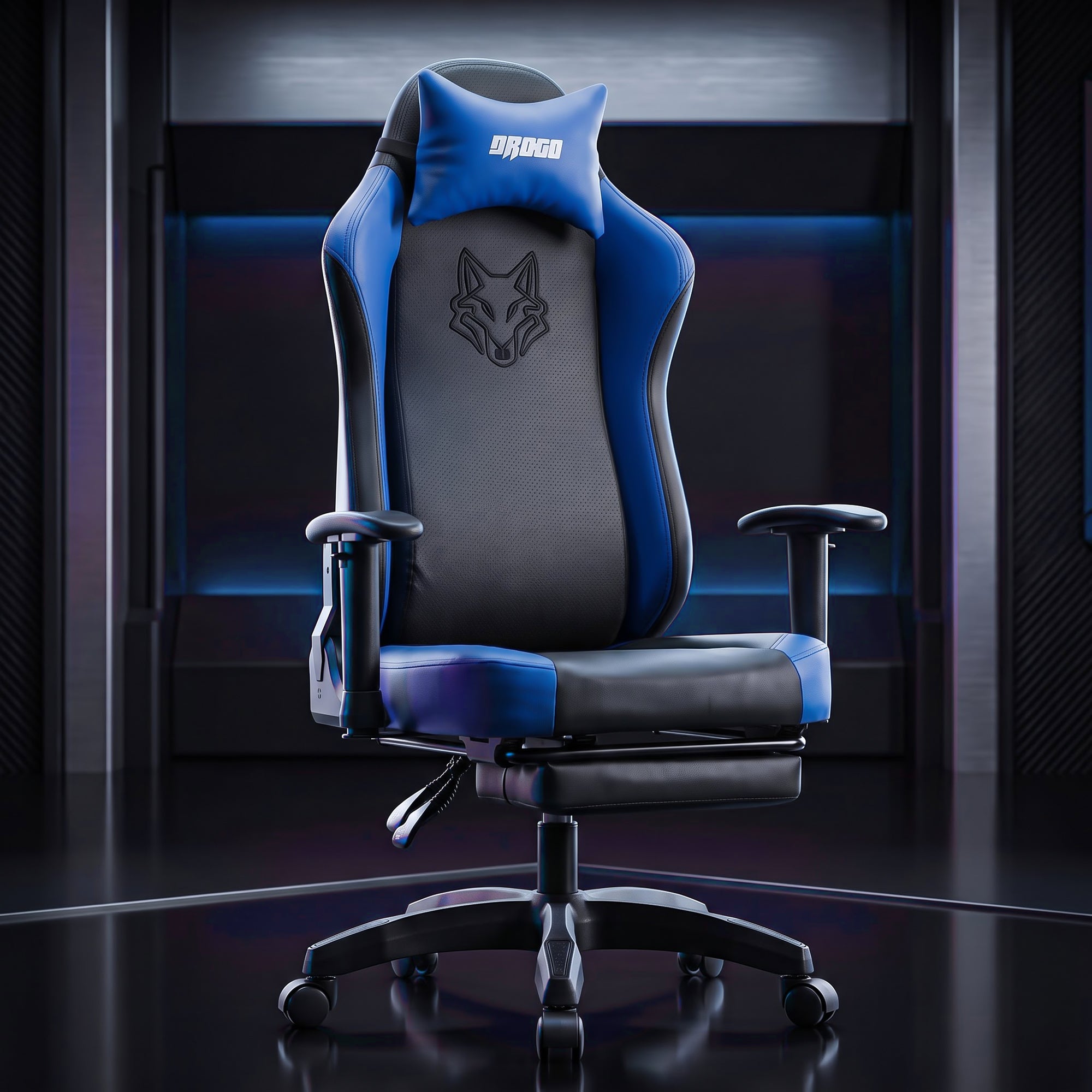 Drogo Alpha-X Premium Ergonomic Gaming Chair with Footrest