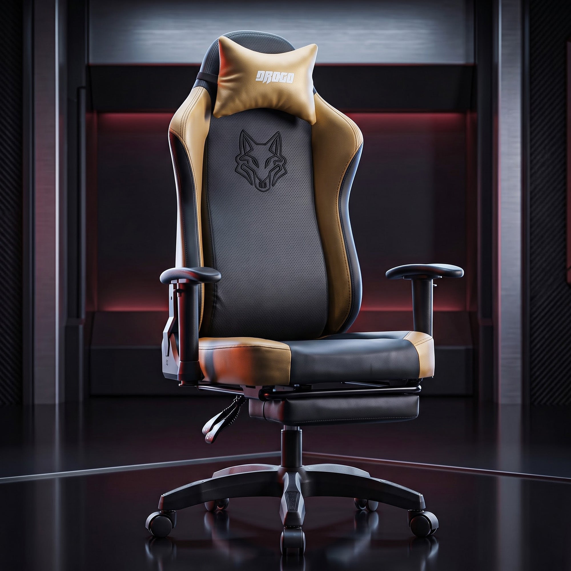 Drogo Alpha-X Premium Ergonomic Gaming Chair with Footrest