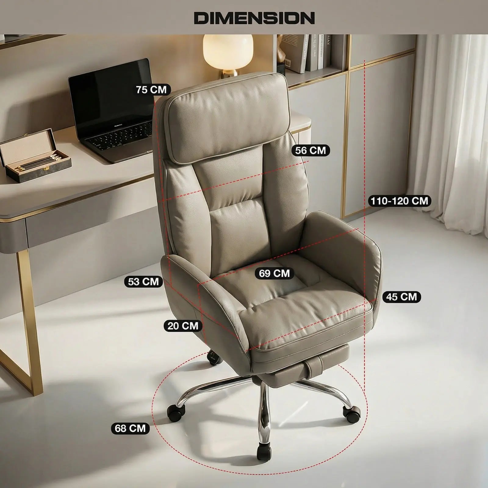 Drogo Emperium Pro Ergonomic Chair for Office and Work From Home Drogo India