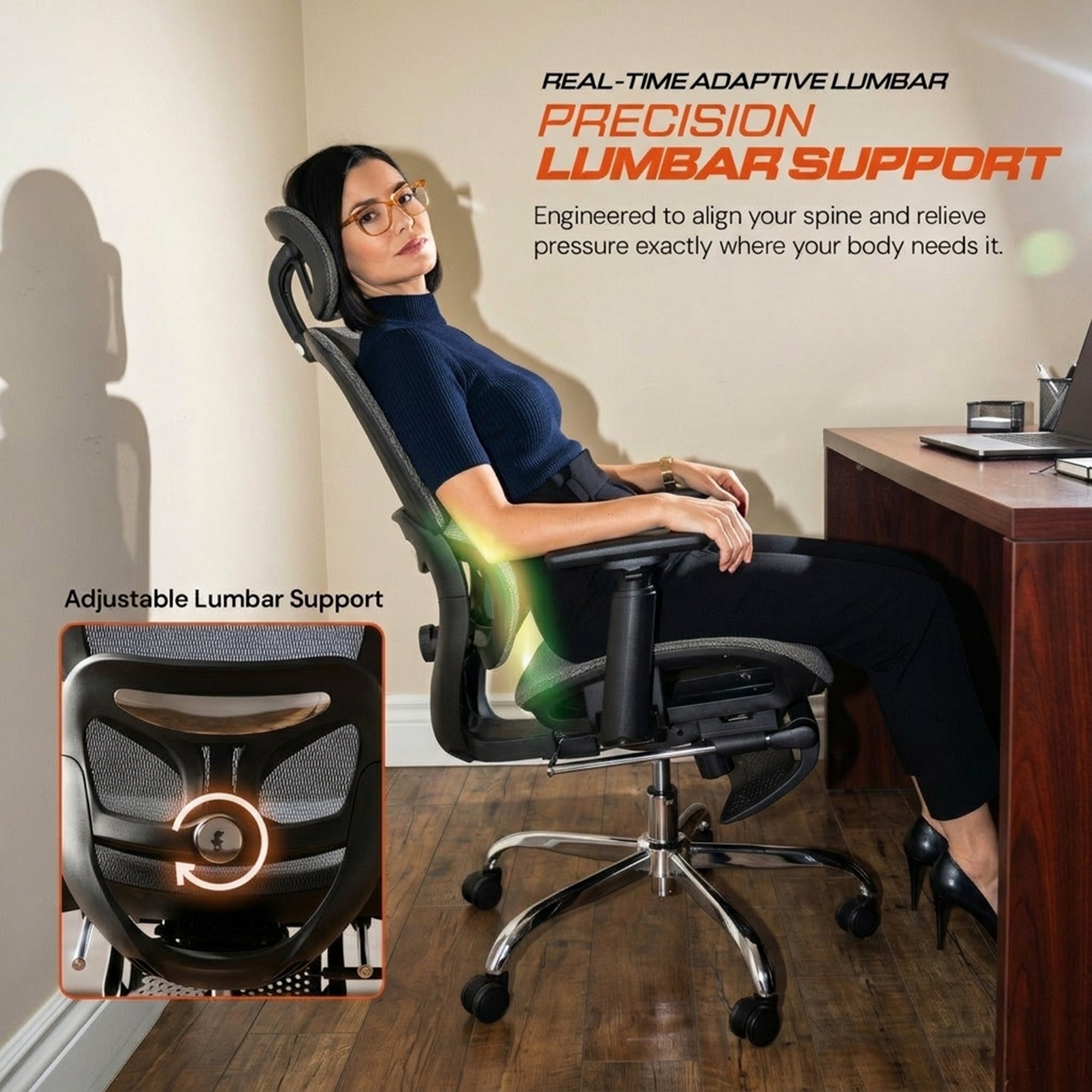 Drogo ProFlex Ergonomic Office Chair for Work from Home