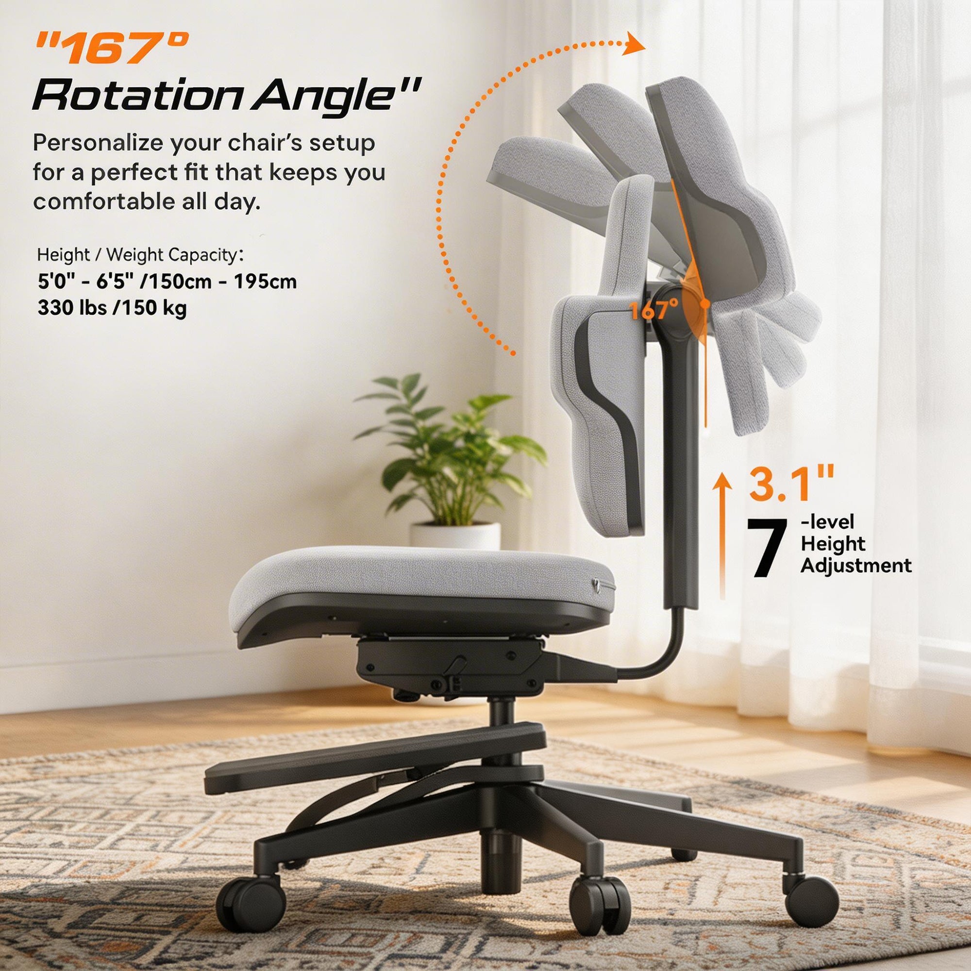 Drogo Stance Ergonomic Standing Mat Chair