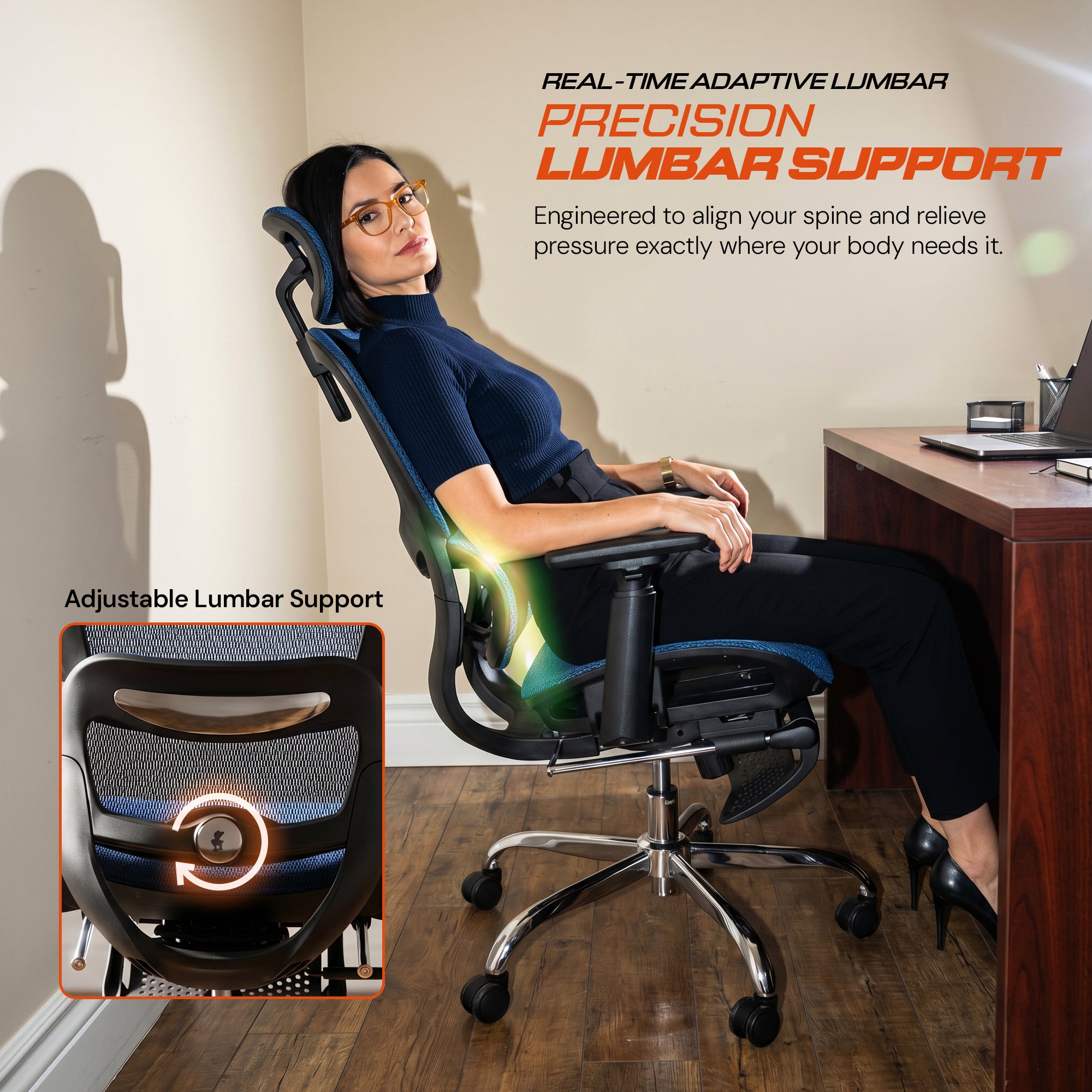 Drogo ProFlex Ergonomic Office Chair for Work from Home