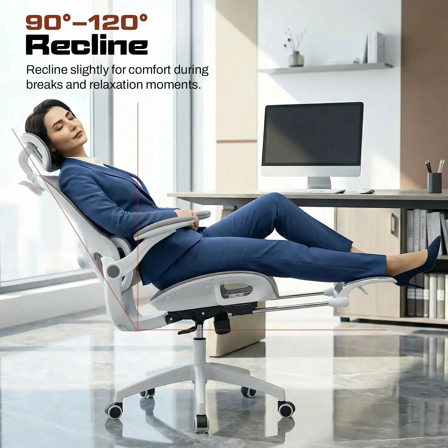Drogo Quantum Ergonomic Computer Office Chair Drogo India