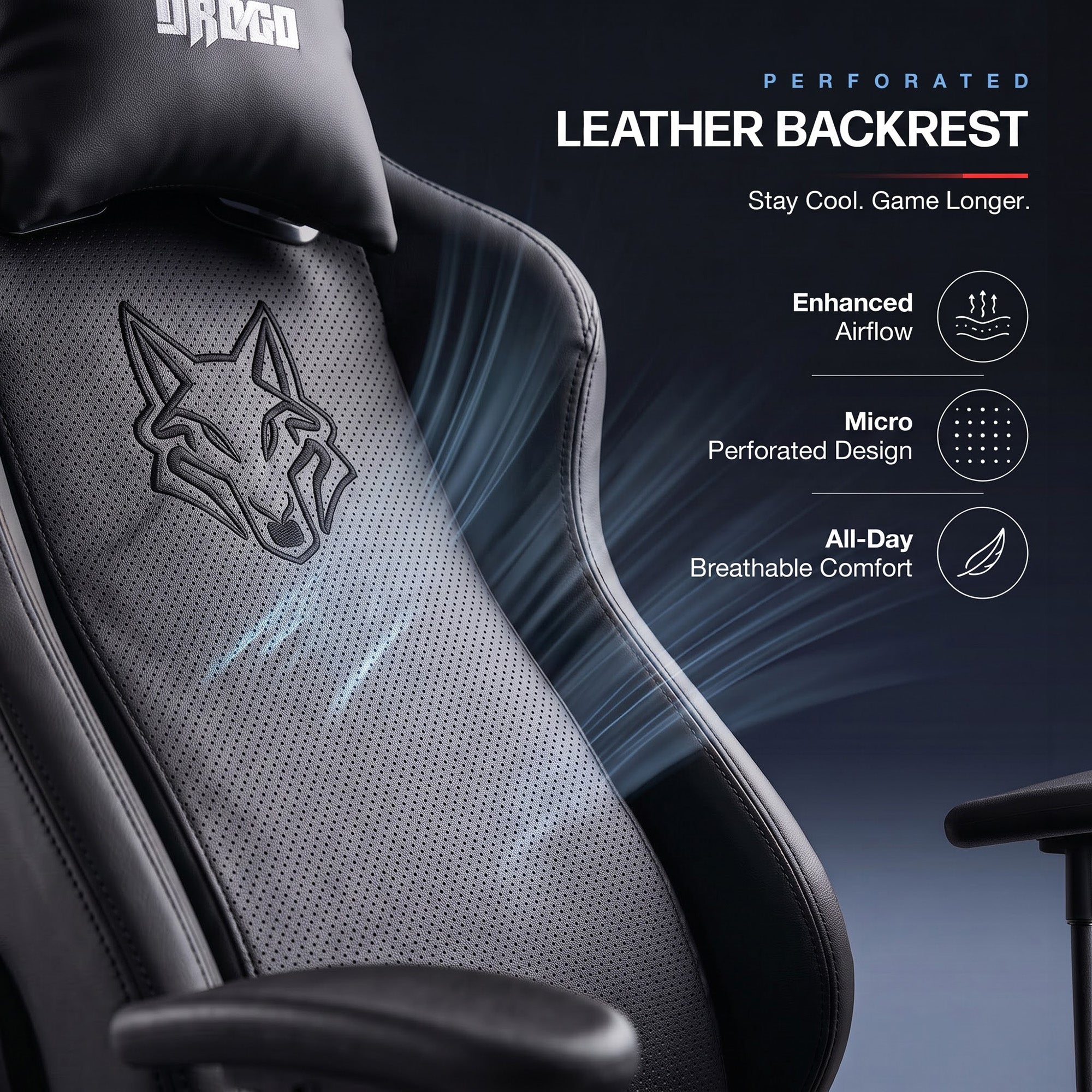 Drogo Alpha-X Premium Ergonomic Gaming Chair with Footrest