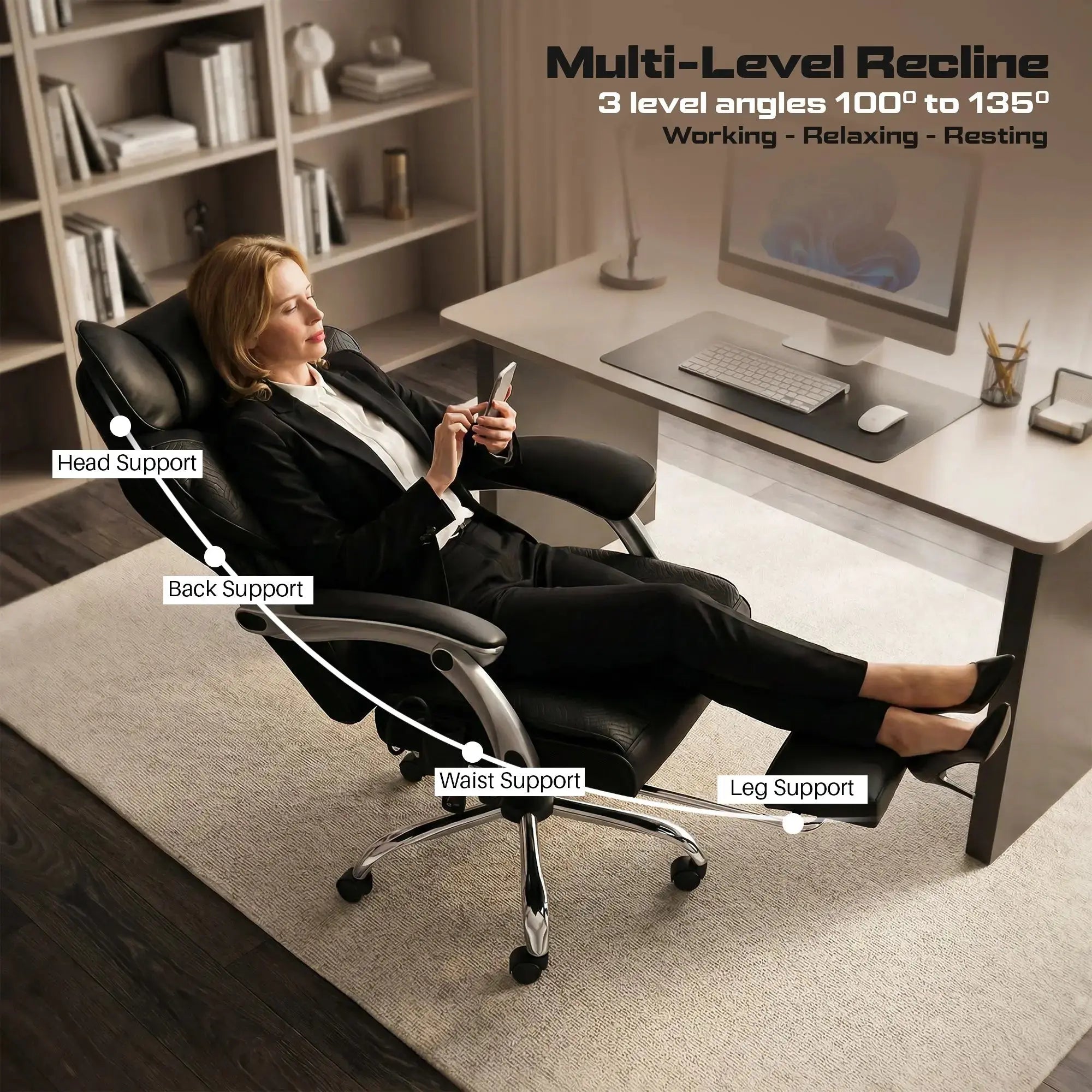 Drogo Emperium Ergonomic Office Chair for Office and Work From Home Drogo India