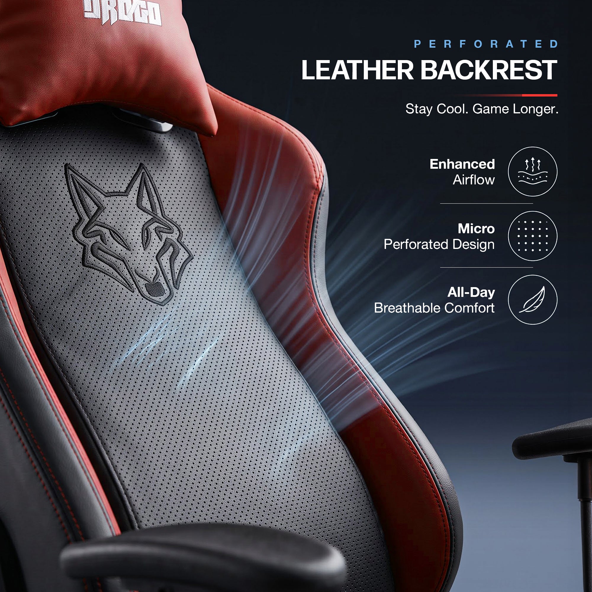Drogo Alpha-X Premium Ergonomic Gaming Chair with Footrest