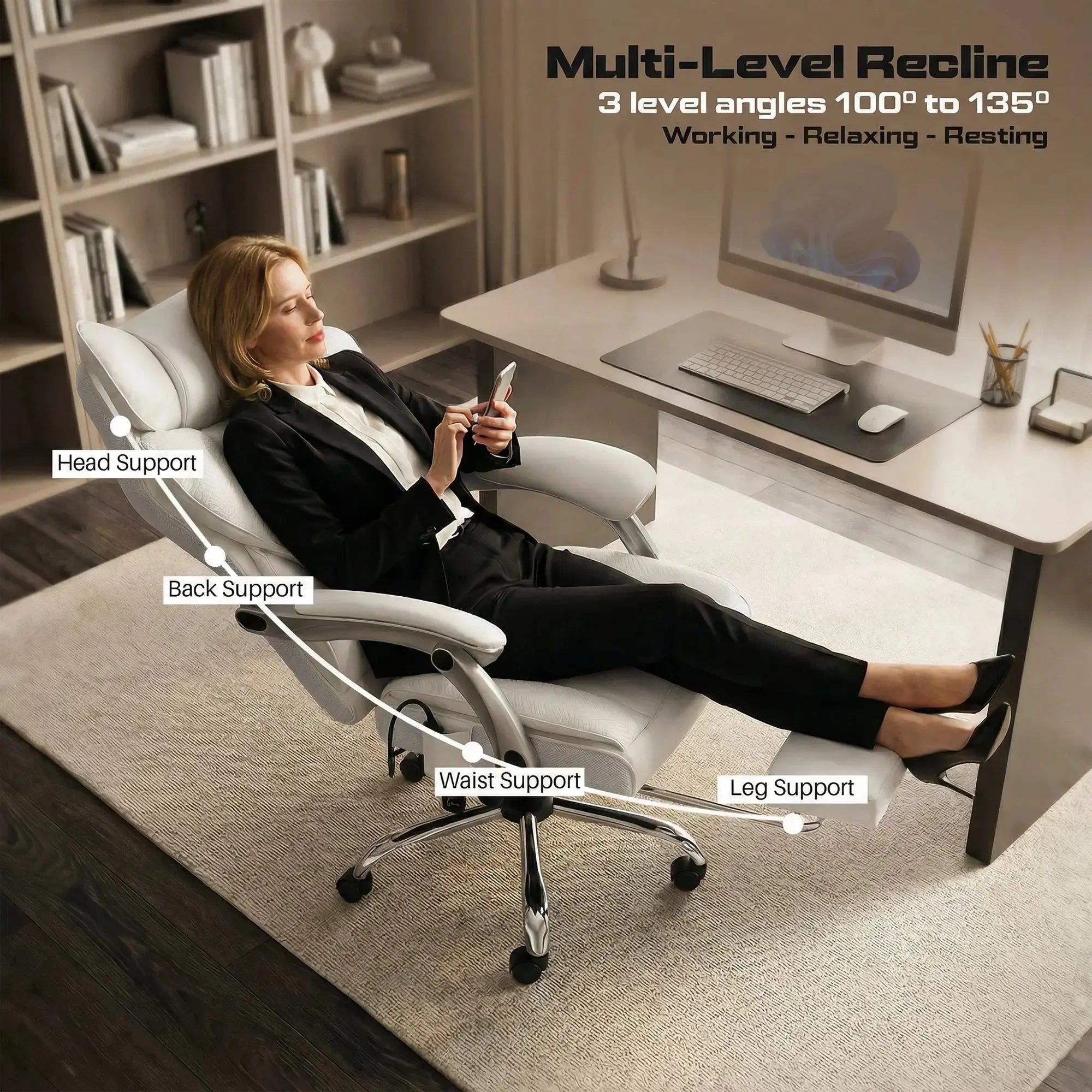 Drogo Emperium Ergonomic Office Chair for Office and Work From Home Drogo India