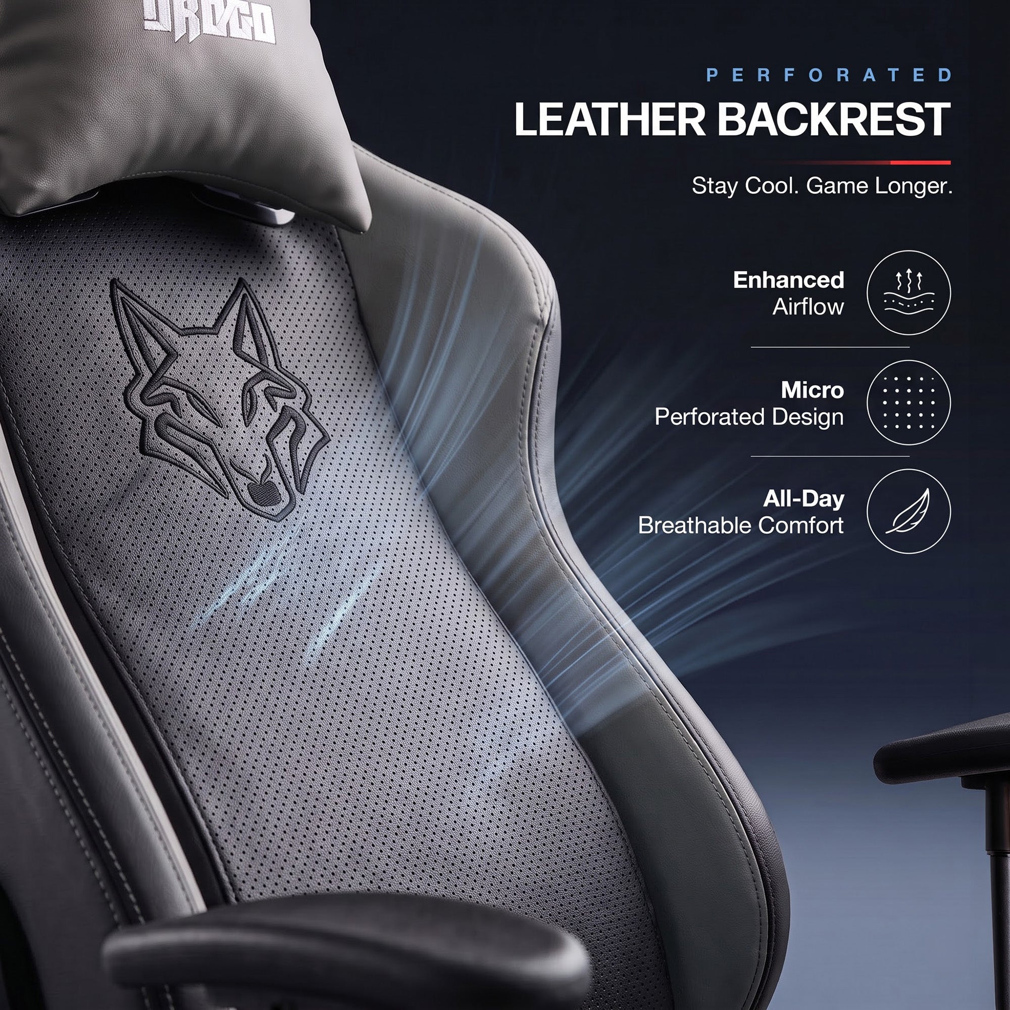 Drogo Alpha-X Premium Ergonomic Gaming Chair with Footrest